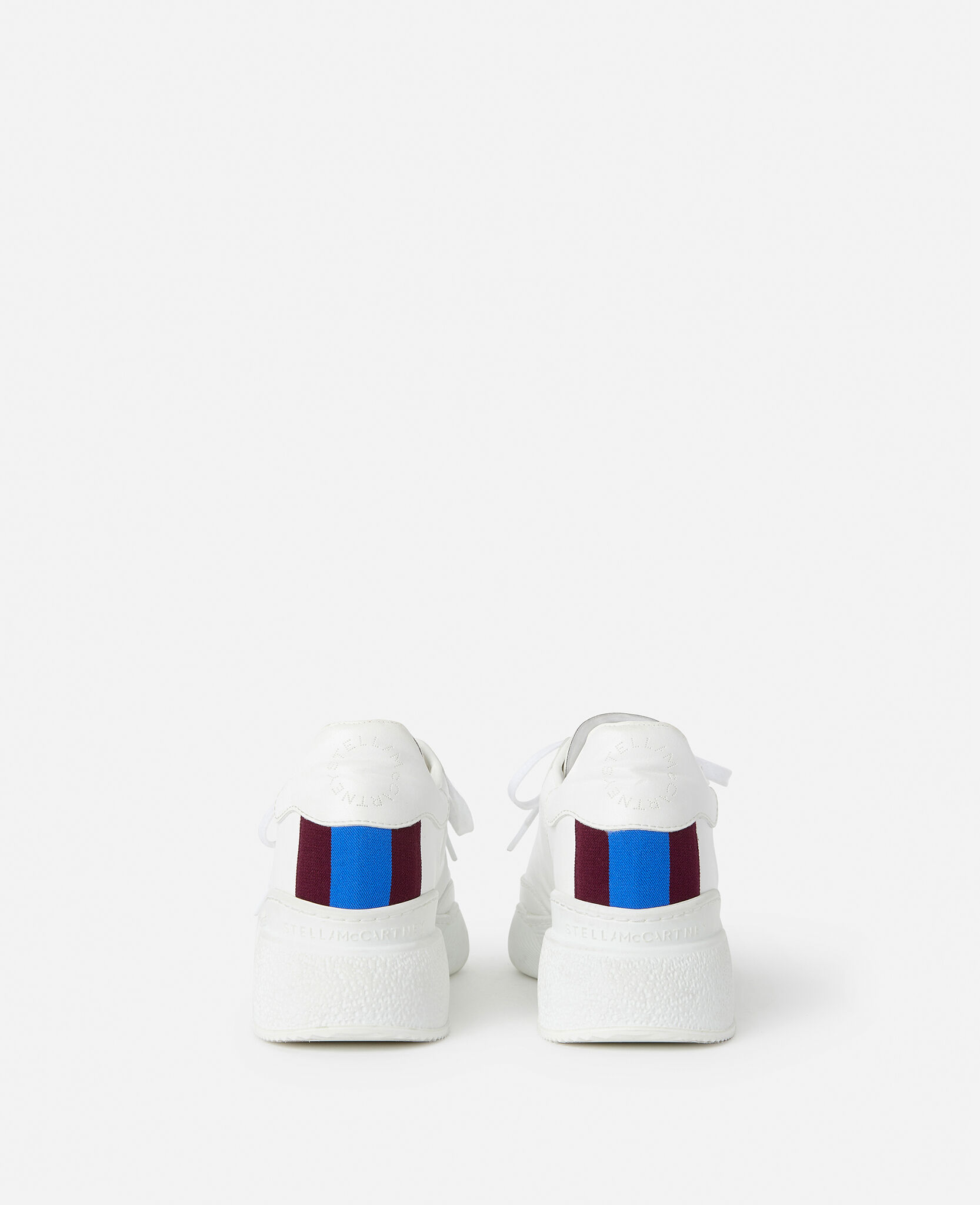 Women White Loop Lace-up Sneakers | Stella McCartney CA