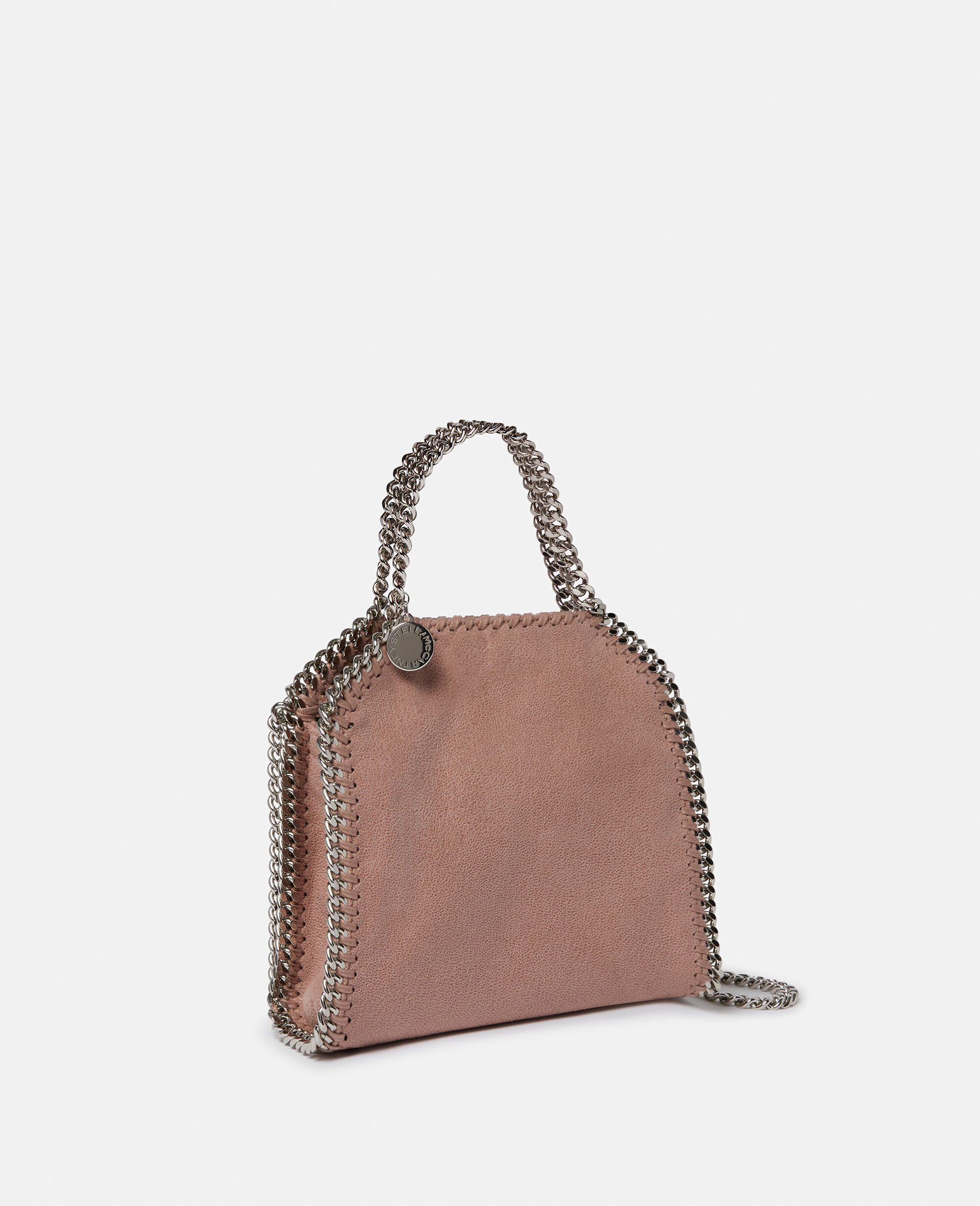 Women Peony Pink Falabella Tiny Tote Bag | Stella McCartney US