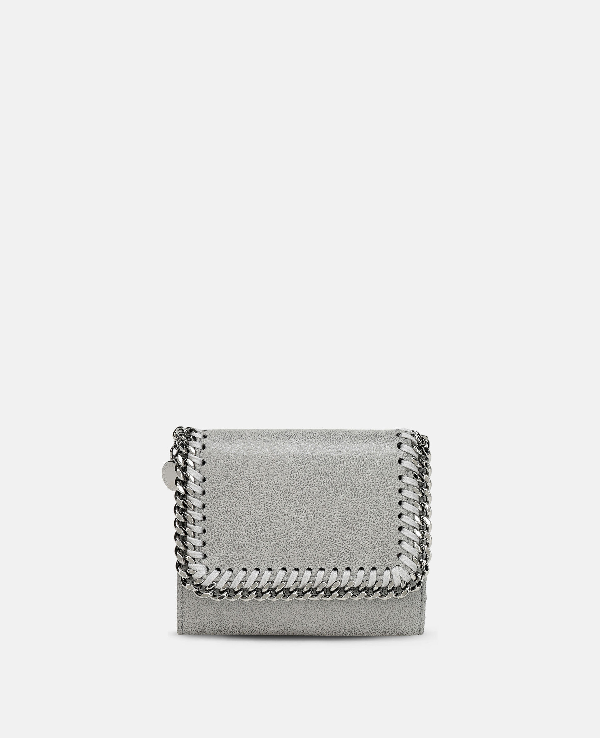 Petit portefeuille à rabat Falabella-Gris-model