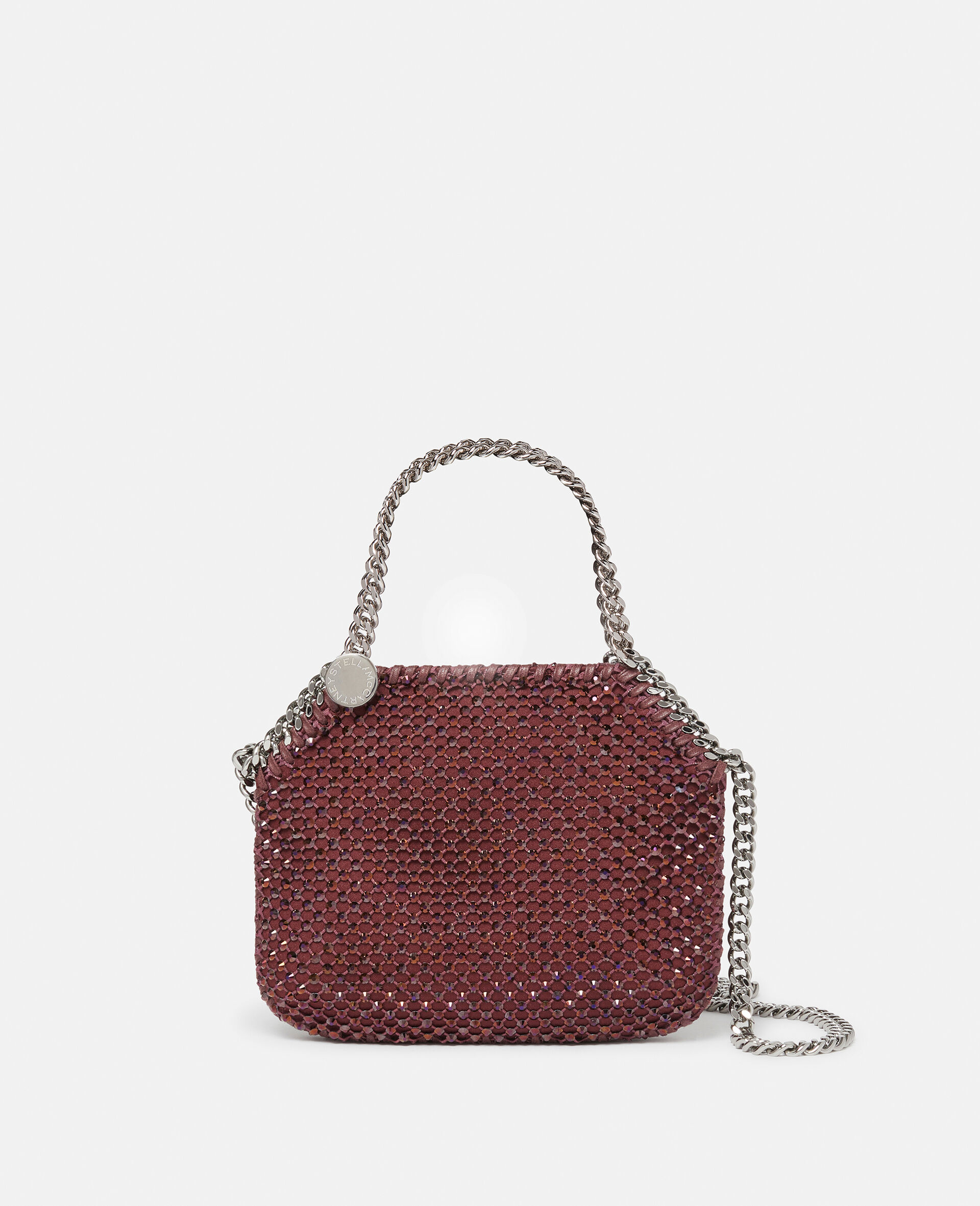 Falabella Tiny Crystal Tote Bag-Red-large image number 0