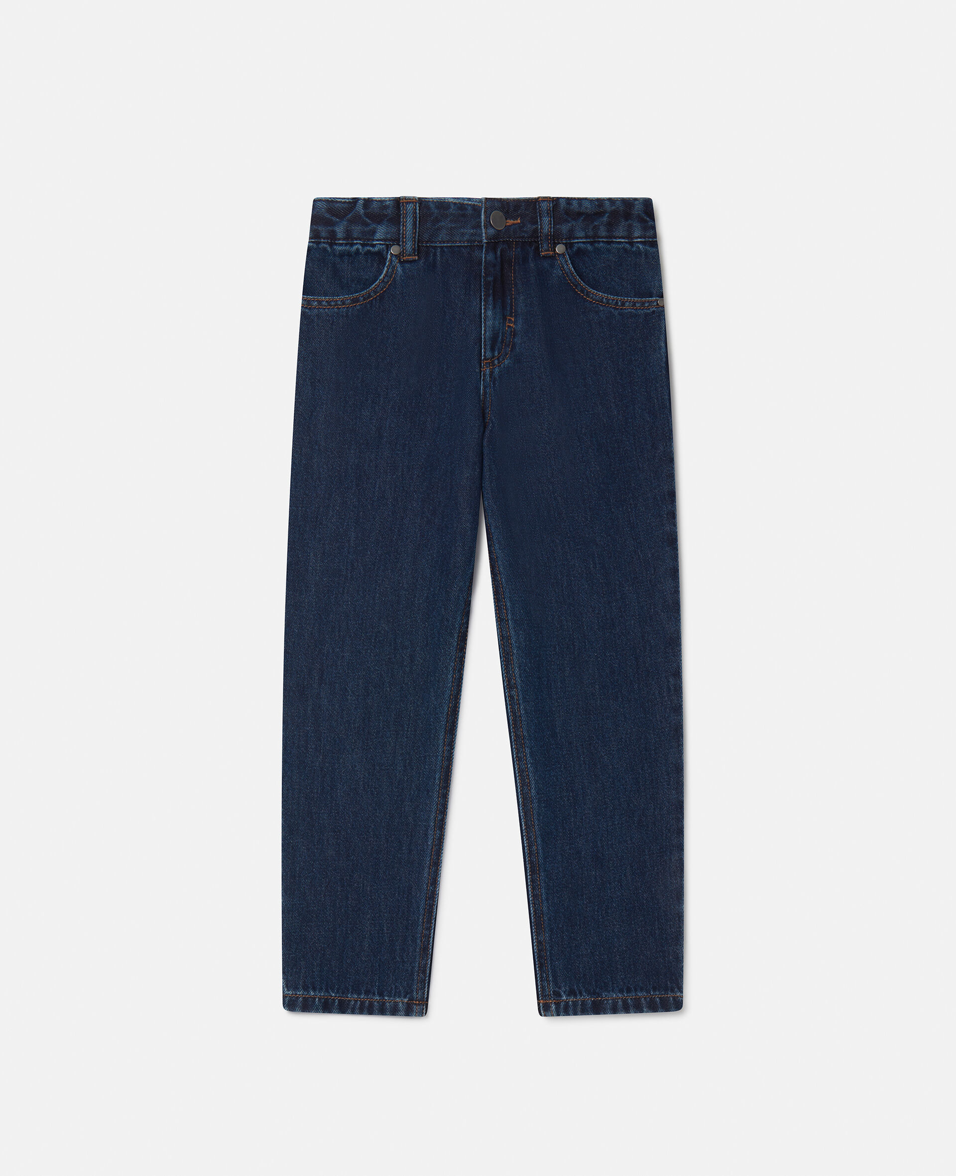 Faded Wash Denim Jeans-Blue-large image number 0