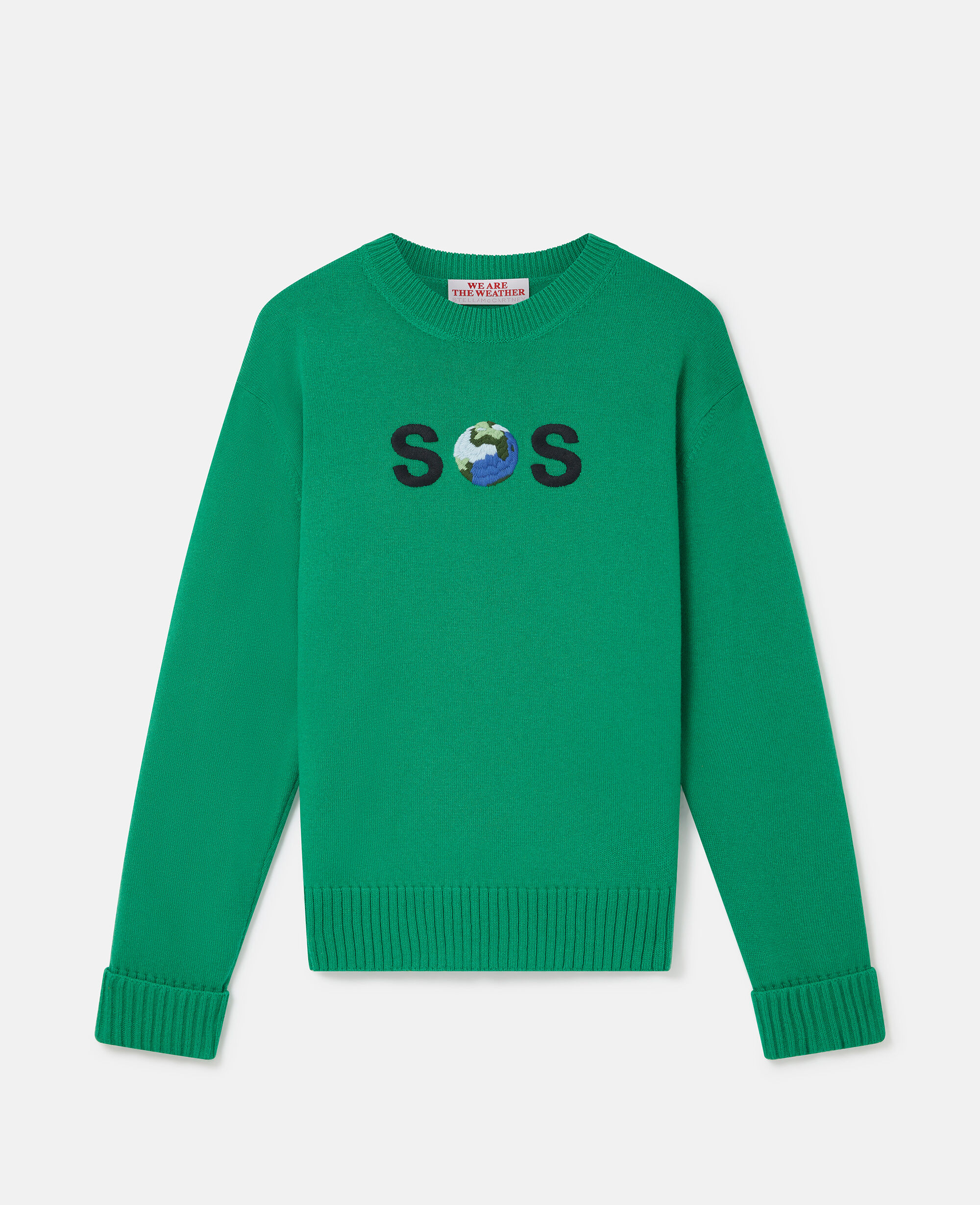 SOS Embroidered Knit Jumper