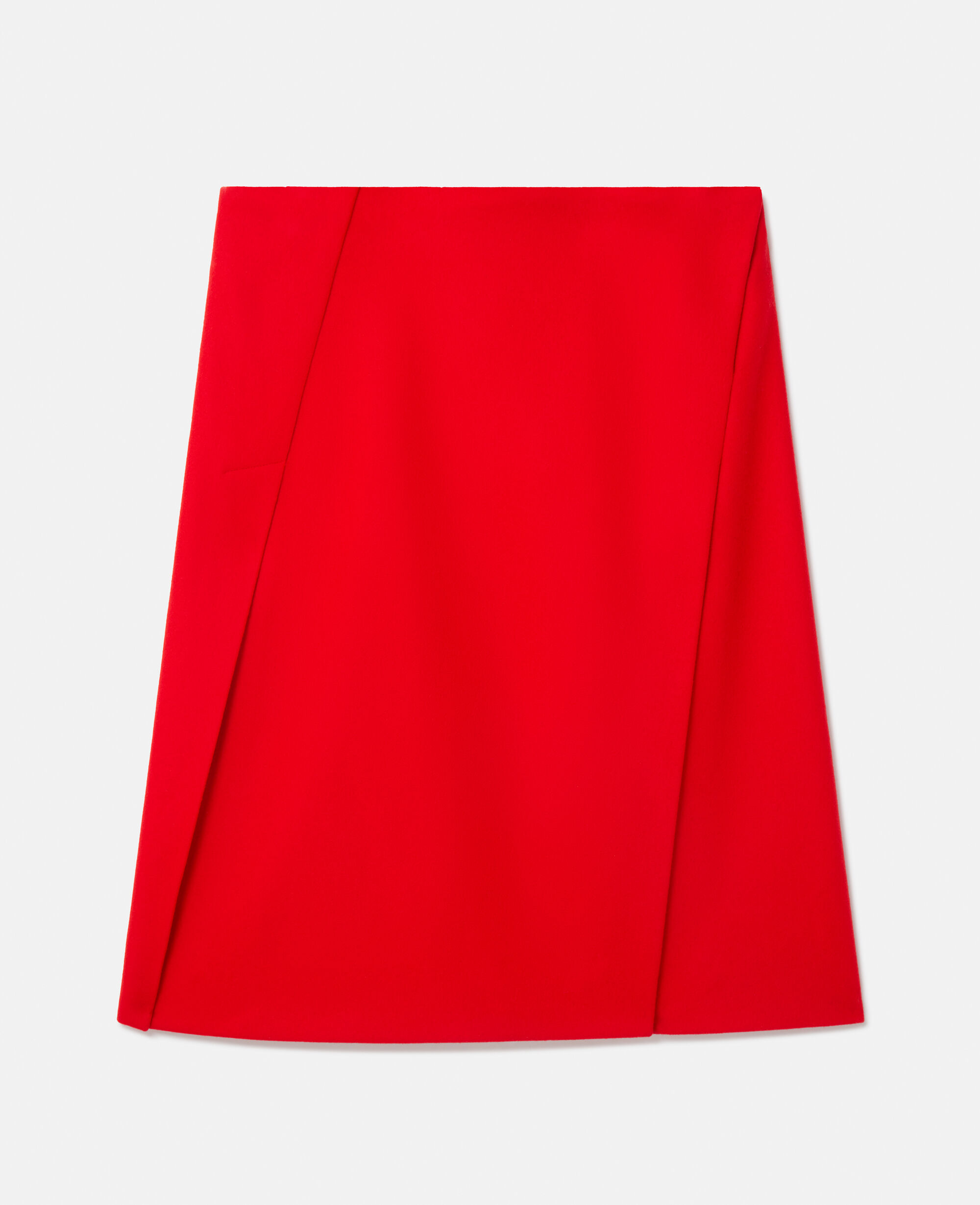 Women Lipstick Red Split Front A-Line Skirt | Stella McCartney US