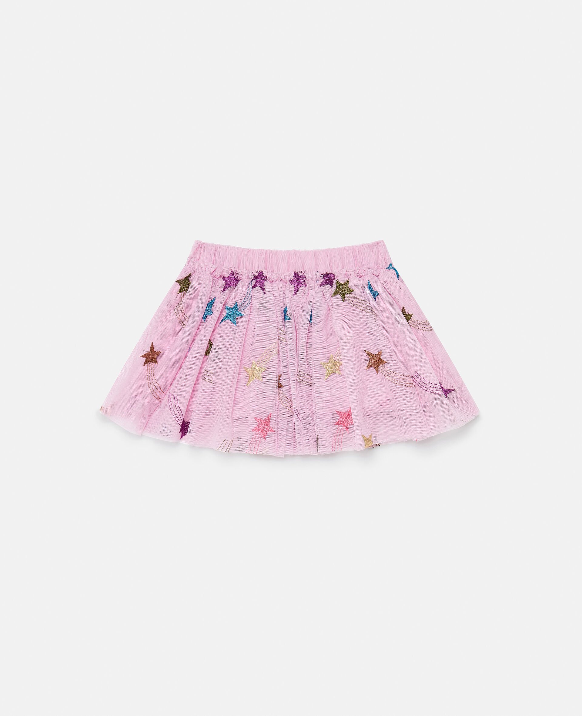 Shooting Stars Embroidered Skirt -Pink-large image number 0