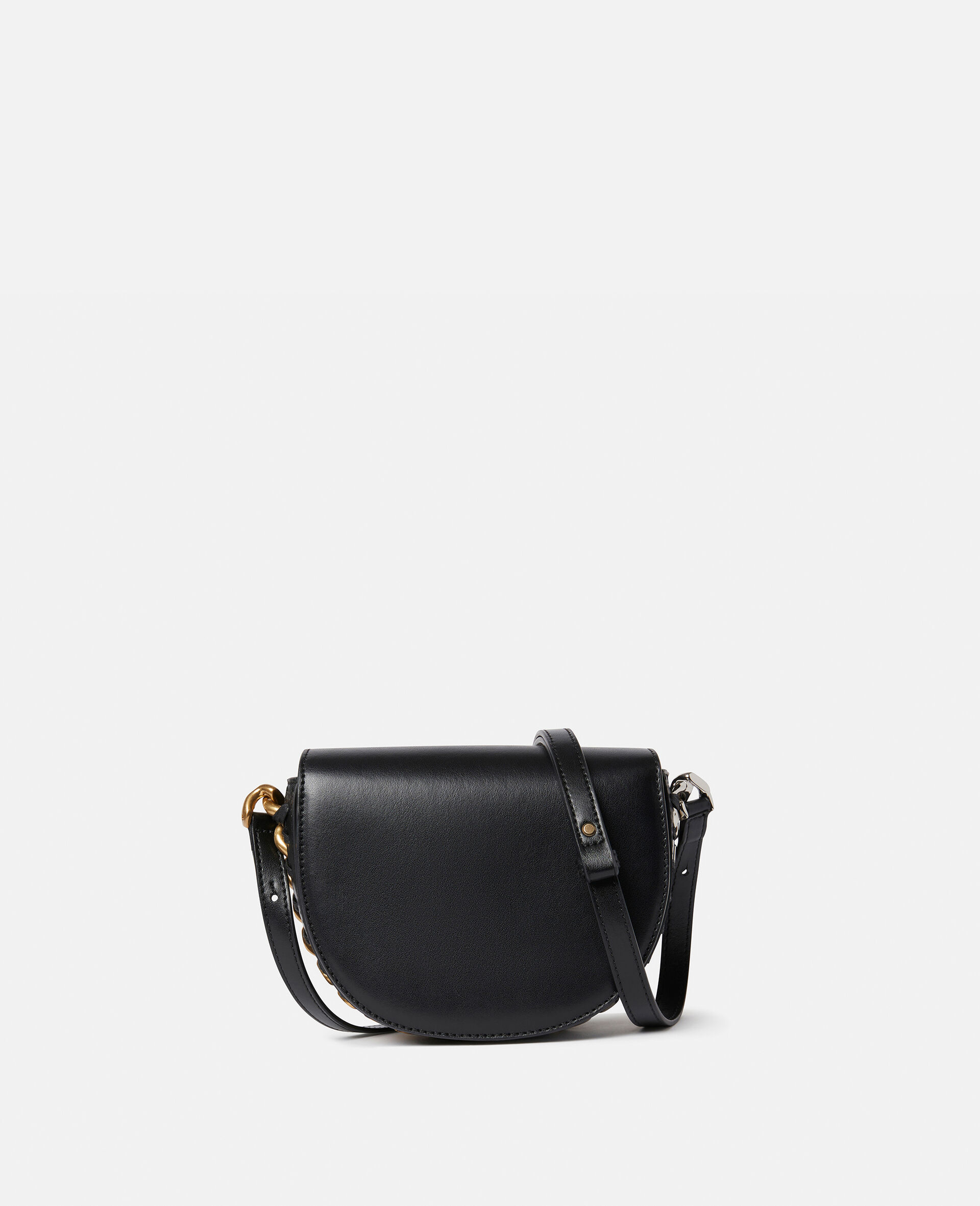 Frayme Small Flap Shoulder Bag -Black-large image number 0