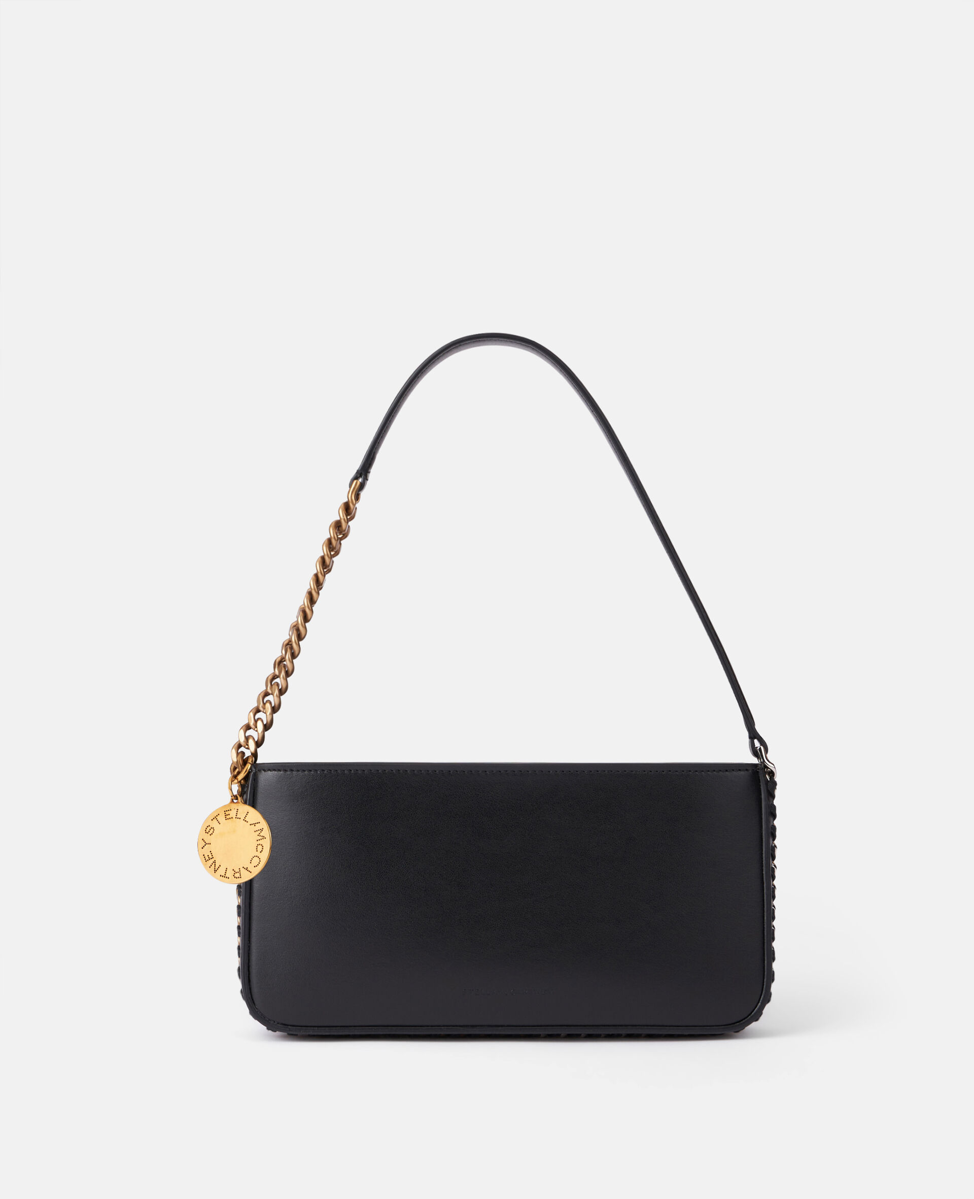 Frayme Baguette Shoulder Bag-Black-model