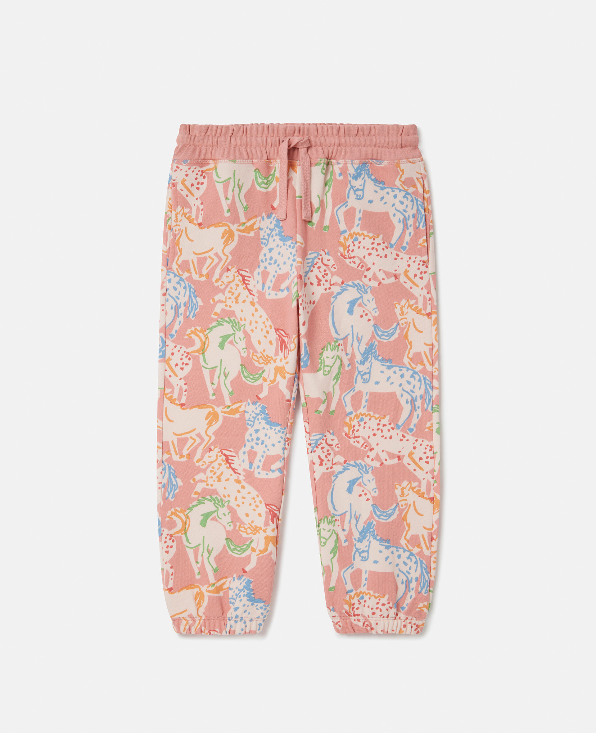 Horse Print Joggers-Multicolour-large image number 0