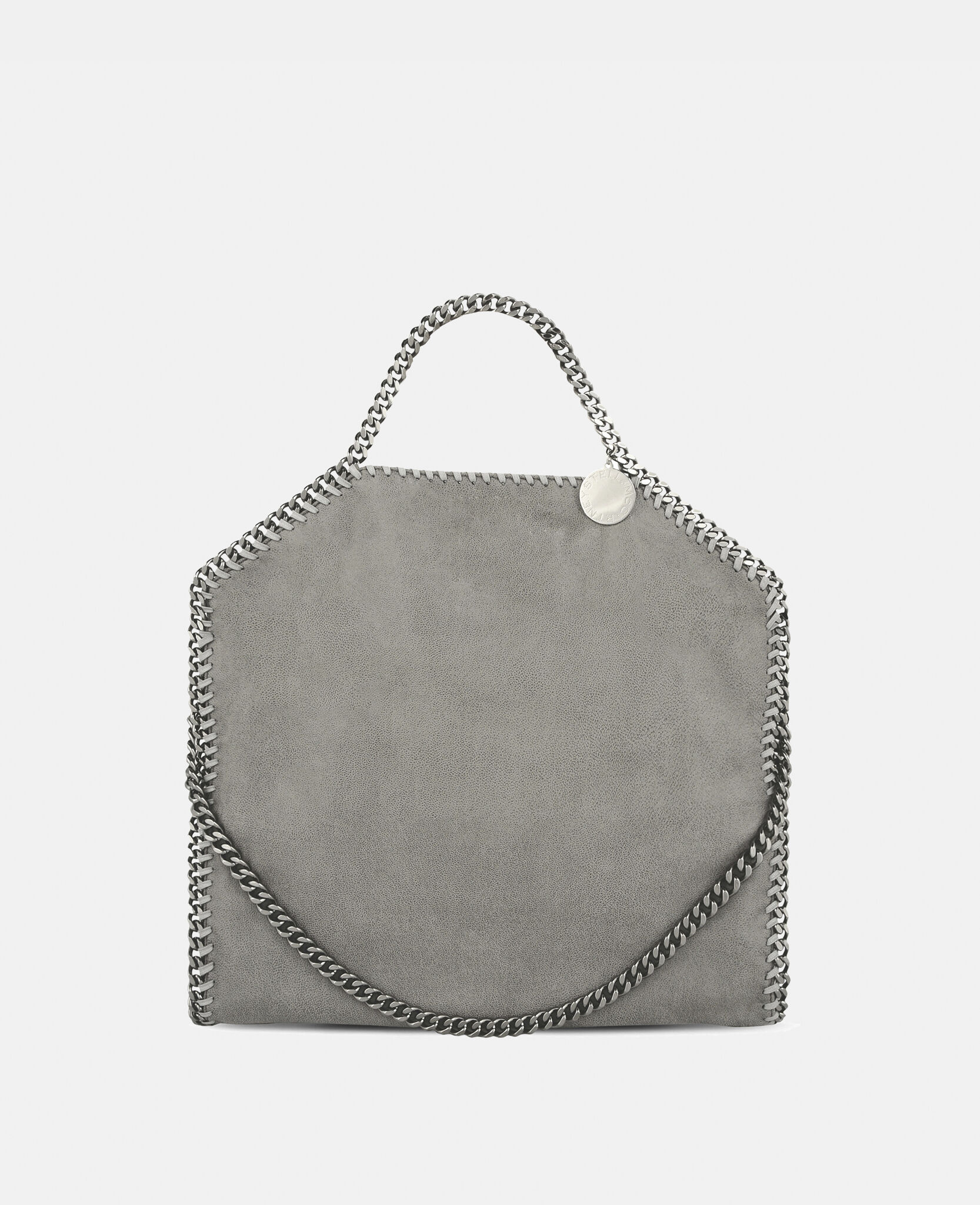 Women Grey Falabella Fold-Over Tote | Stella McCartney US