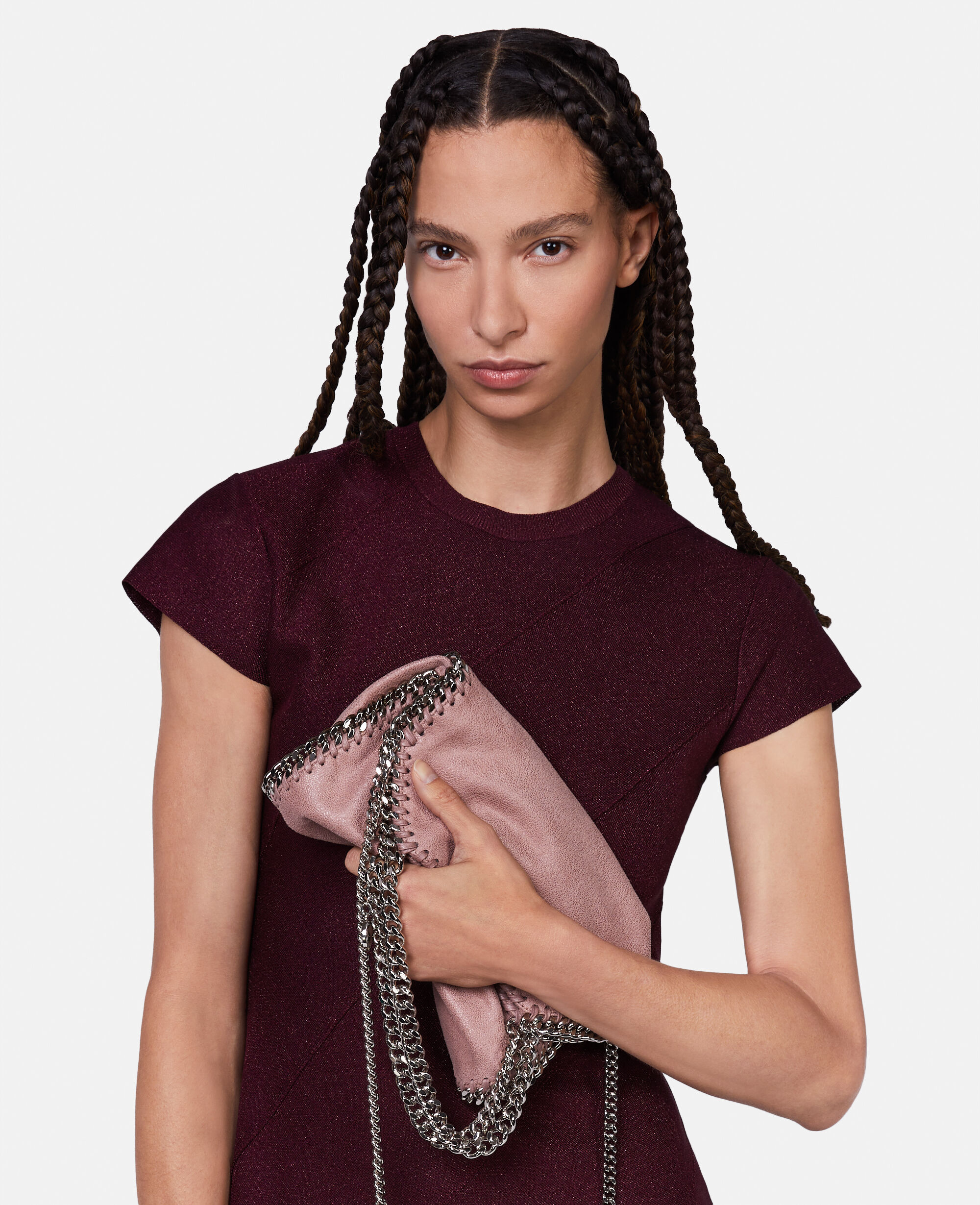 Women Peony Pink Falabella Mini Tote Bag | Stella McCartney US