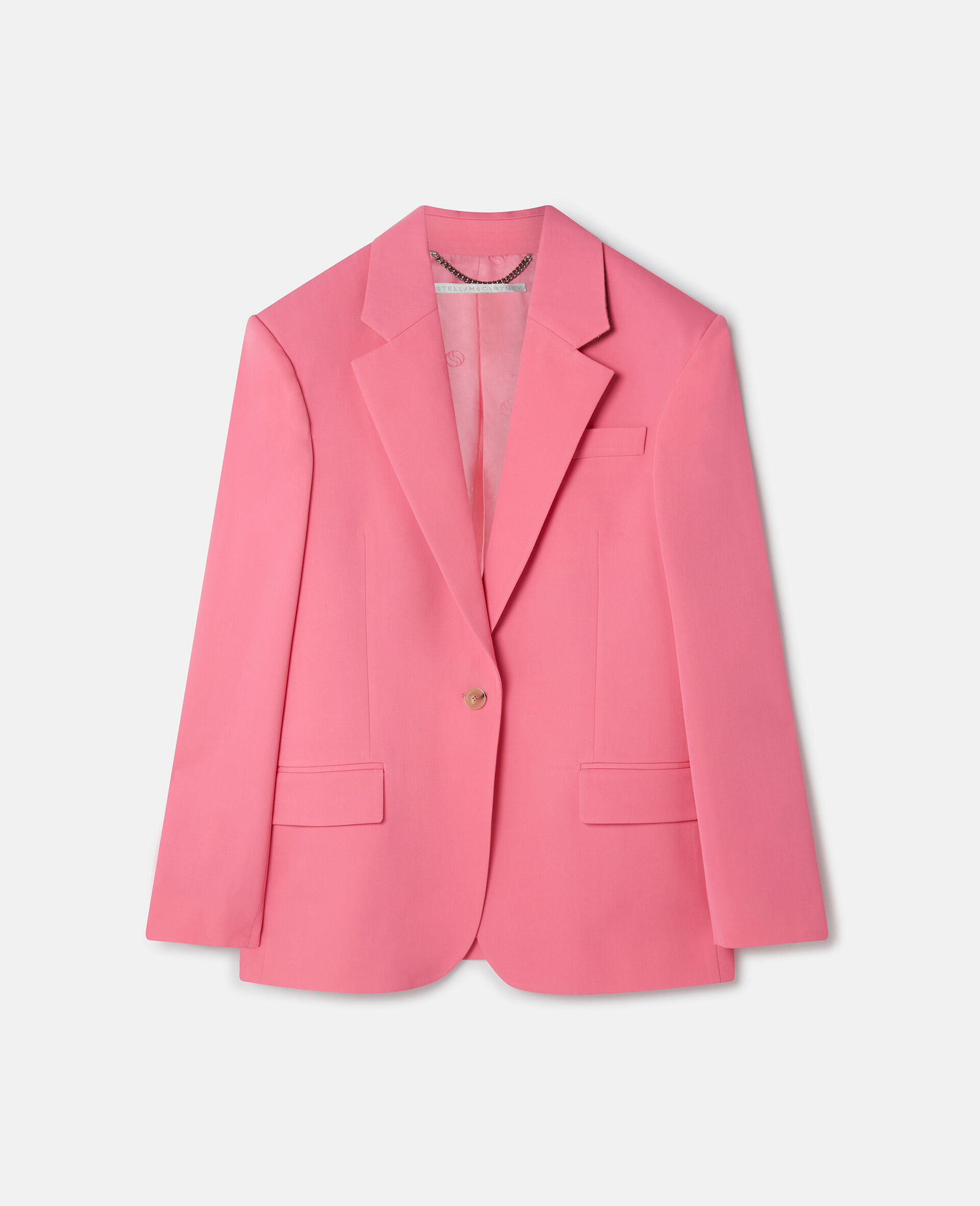 Einreihiger Blazer aus Wolle-Rose-large image number 0