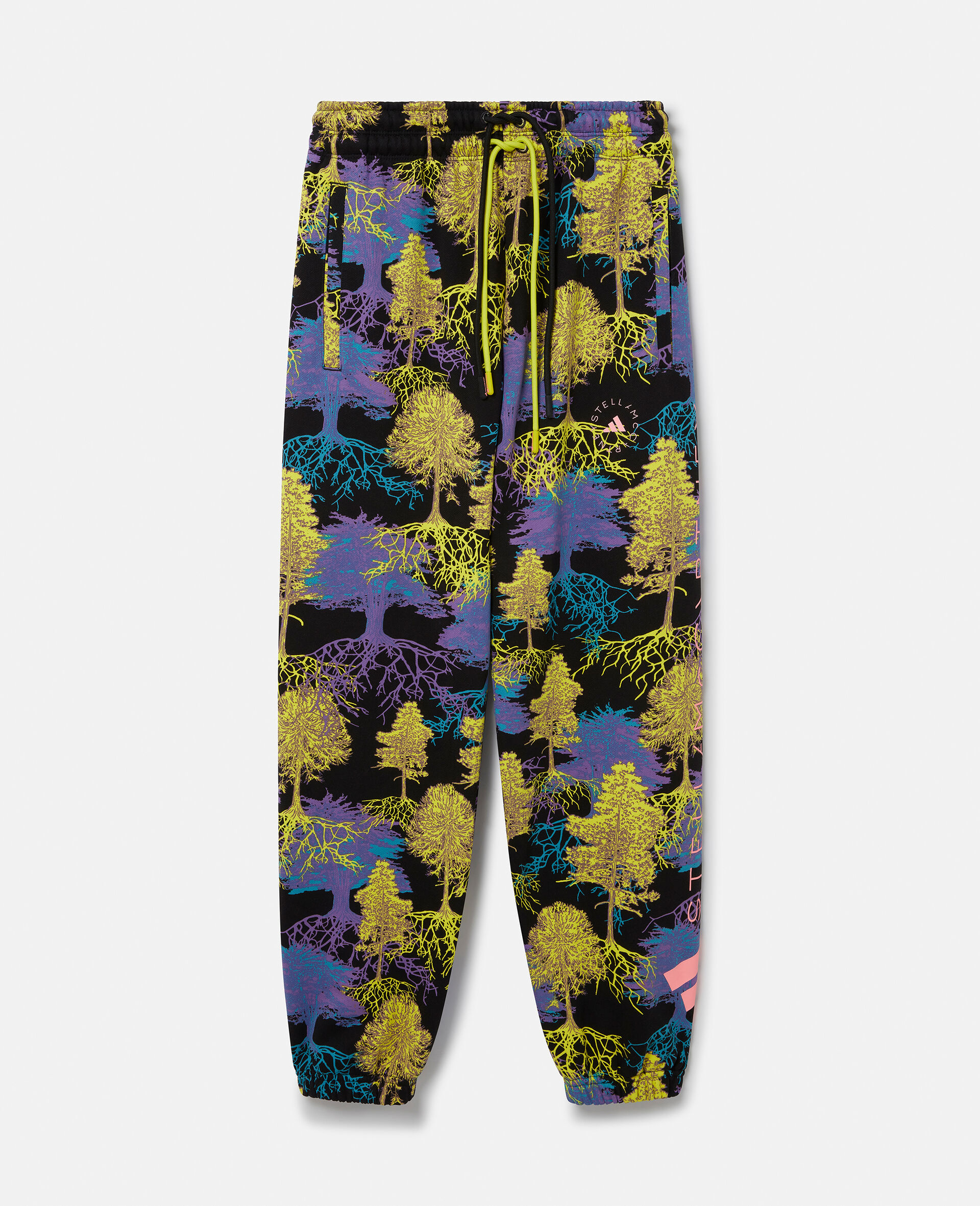 Psychedelic Tree Print Sweatpants-Multicoloured-large image number 0