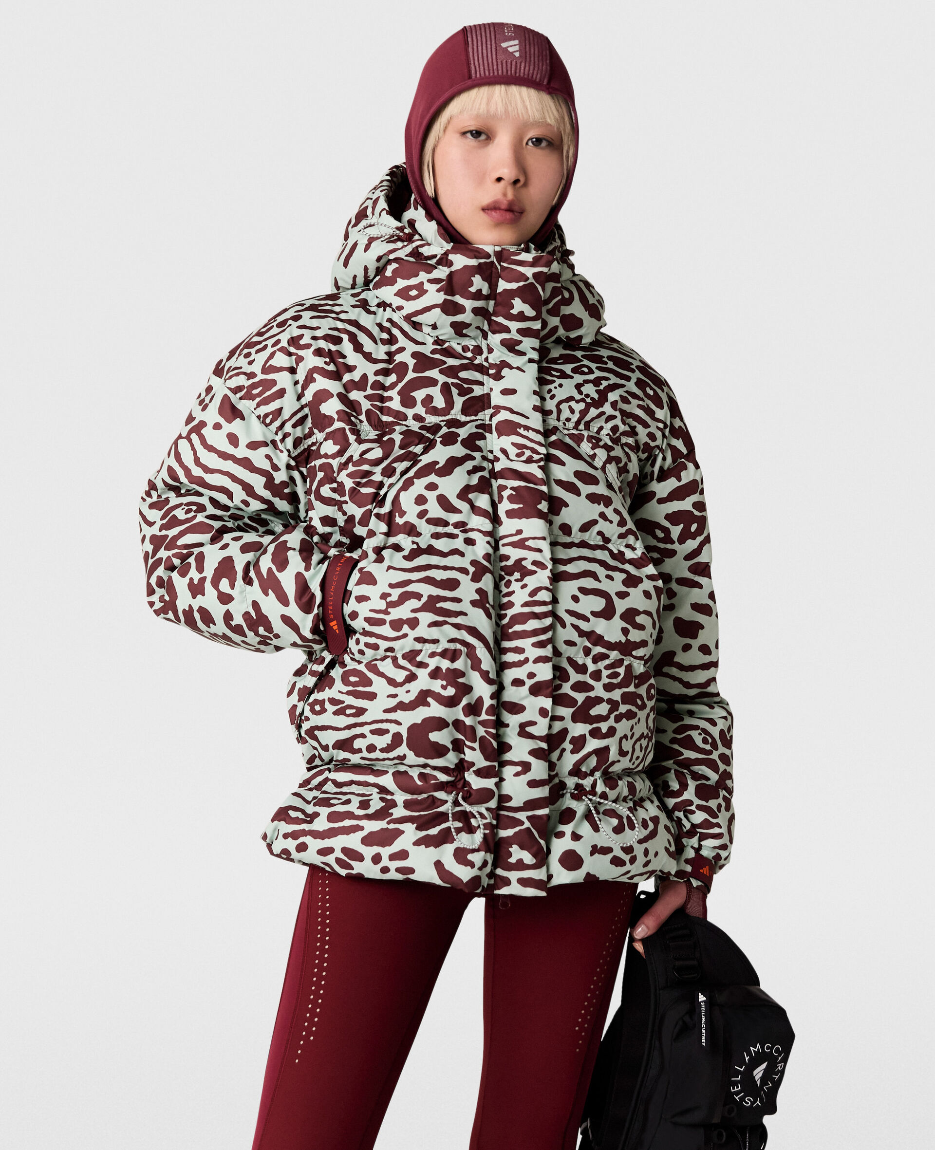 TrueNature Mid-Length Padded Coat-Multicolour-model