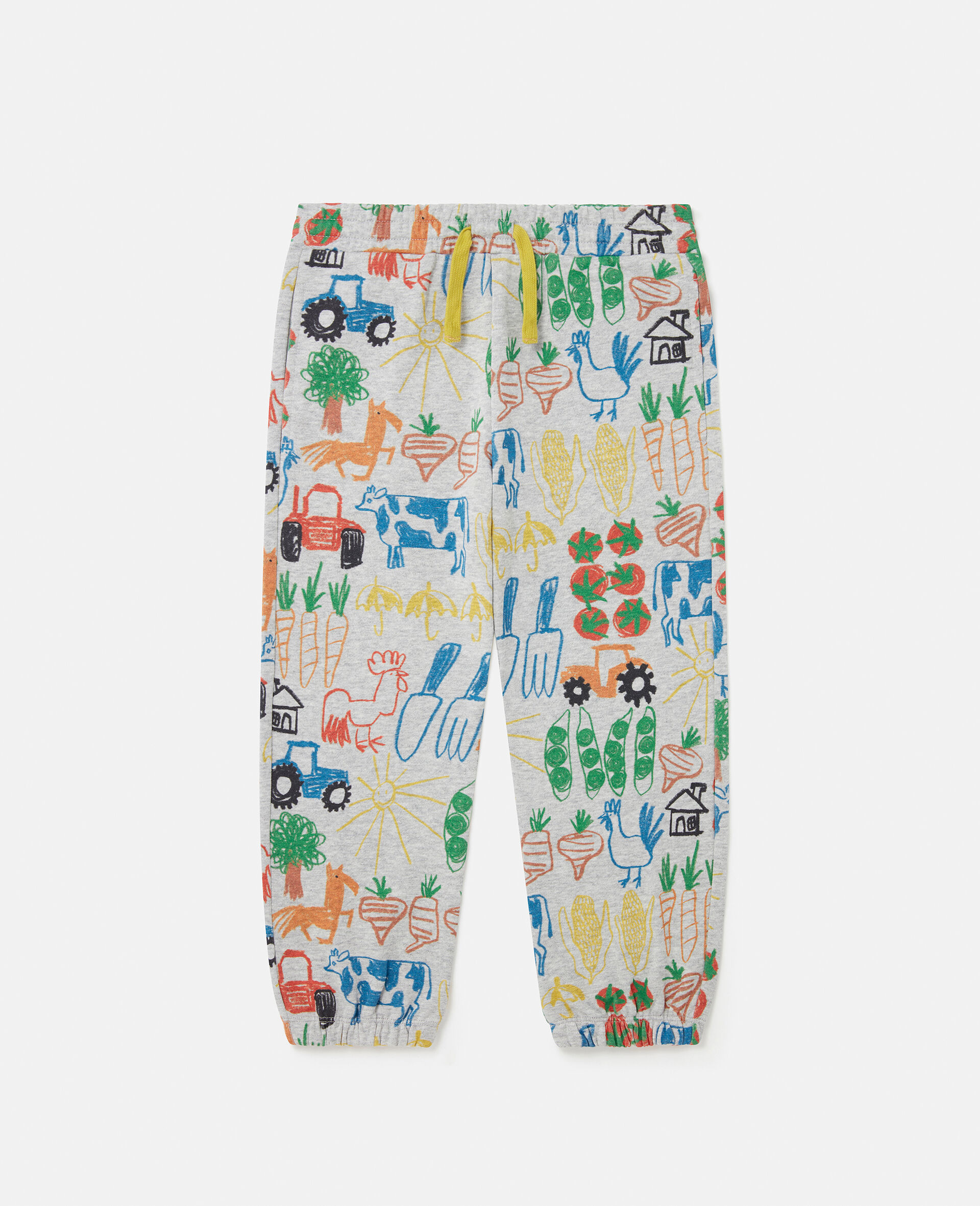 Farmyard Print Joggers-Multicoloured-large image number 0