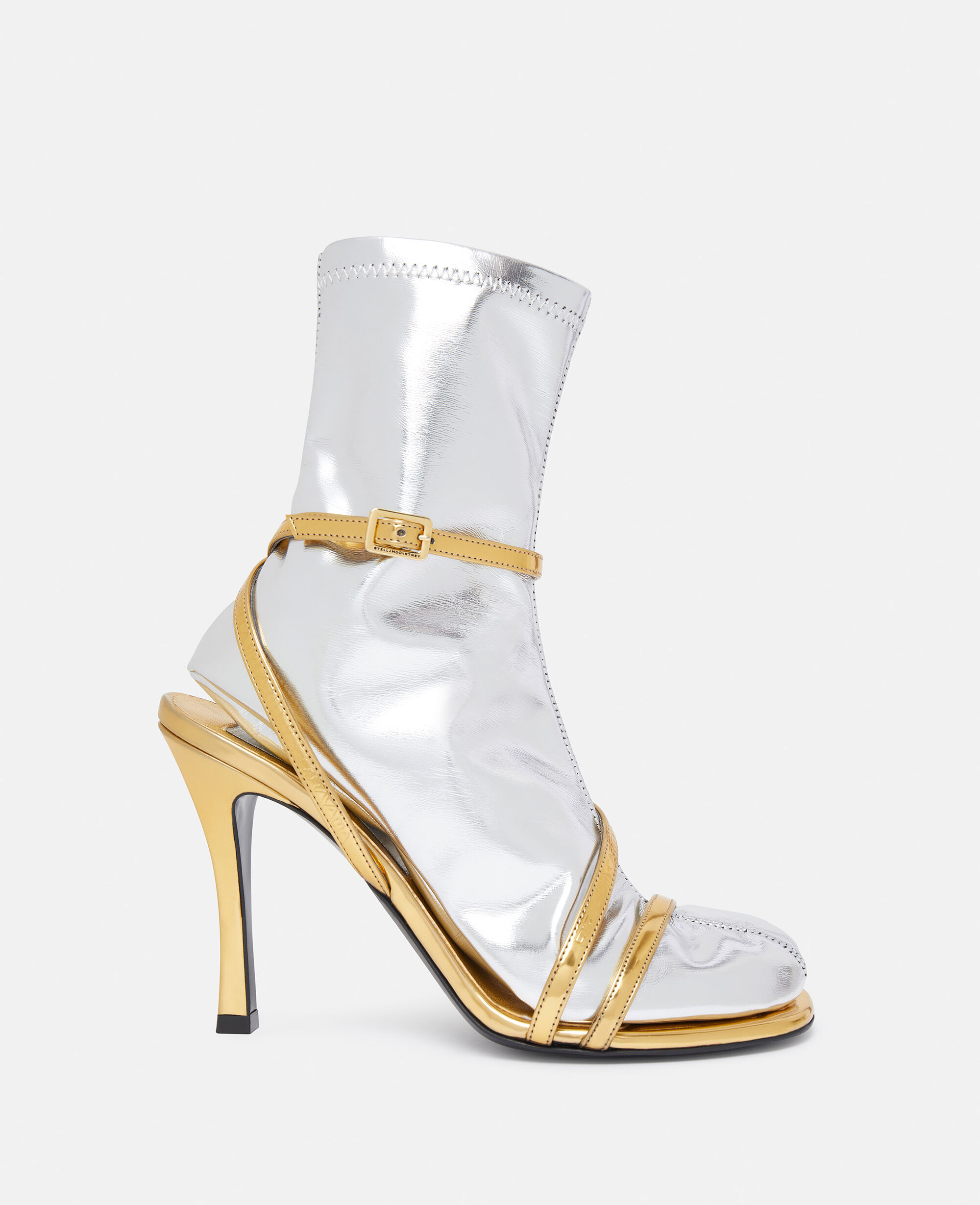 Buy Women Sandal Female Model T Station Catwalk Sexy Crystal Transparent  Shoes 15Cm High Heels Waterproof Head Sandals,White Sole 09,40 at Amazon.in
