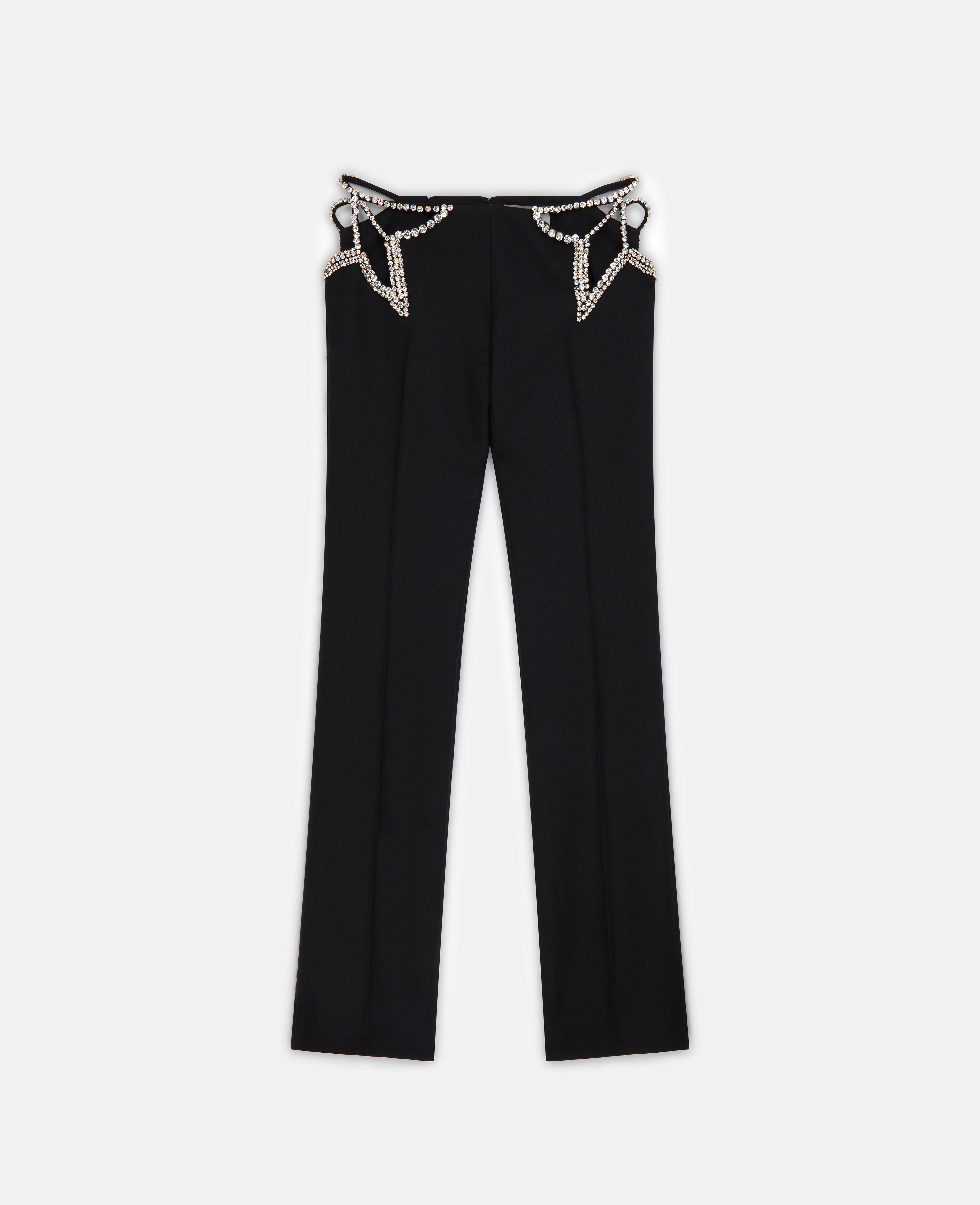 STELLA MCCARTNEY Cropped pleated wool-blend tapered pants | NET-A-PORTER