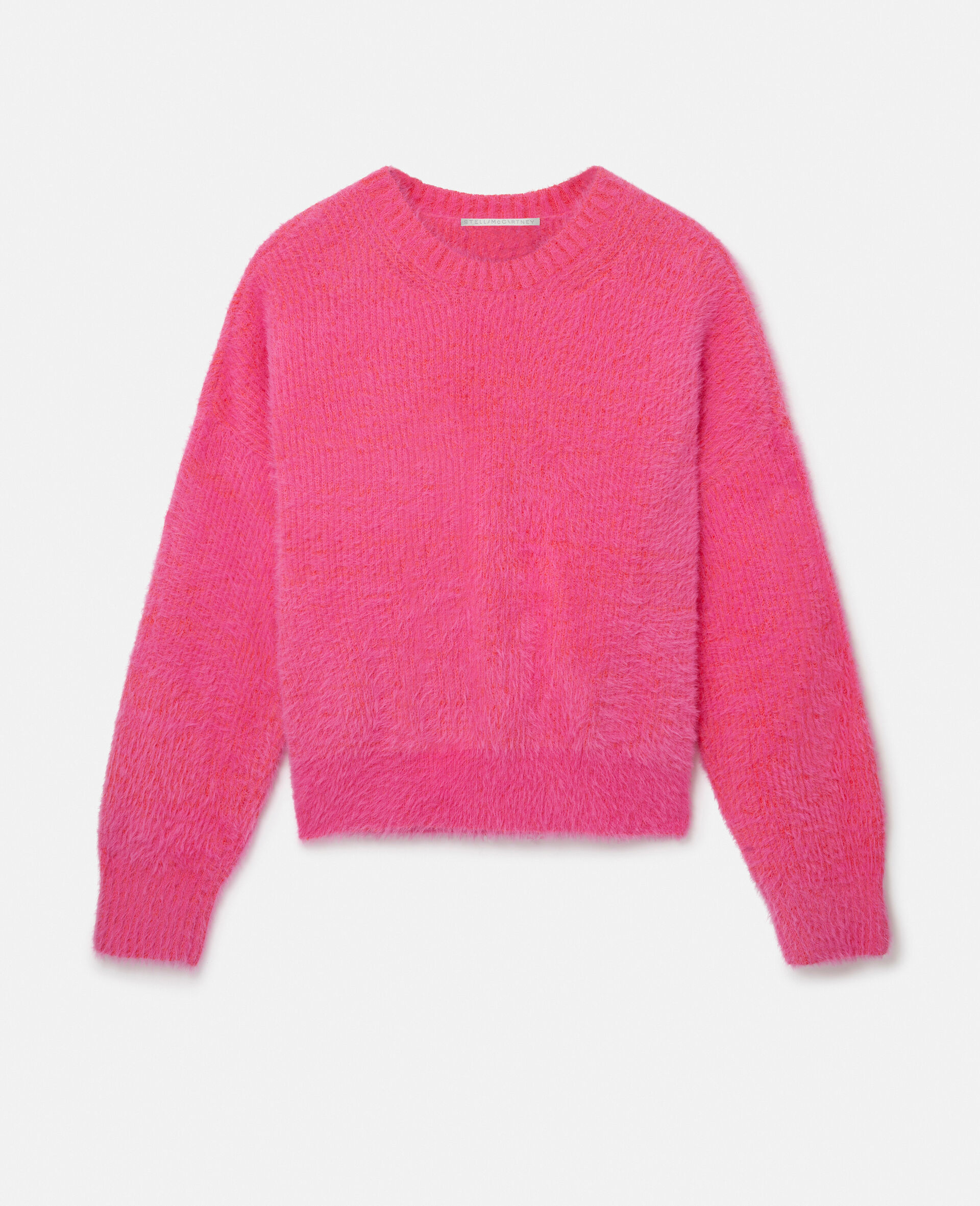 Maglione in Maglia Vaporosa-Rosa-large image number 0