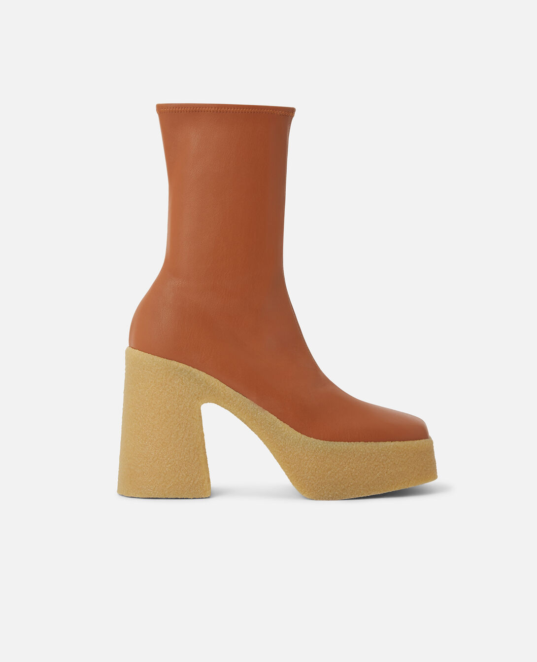 Women Praline Chunky Ankle Boots