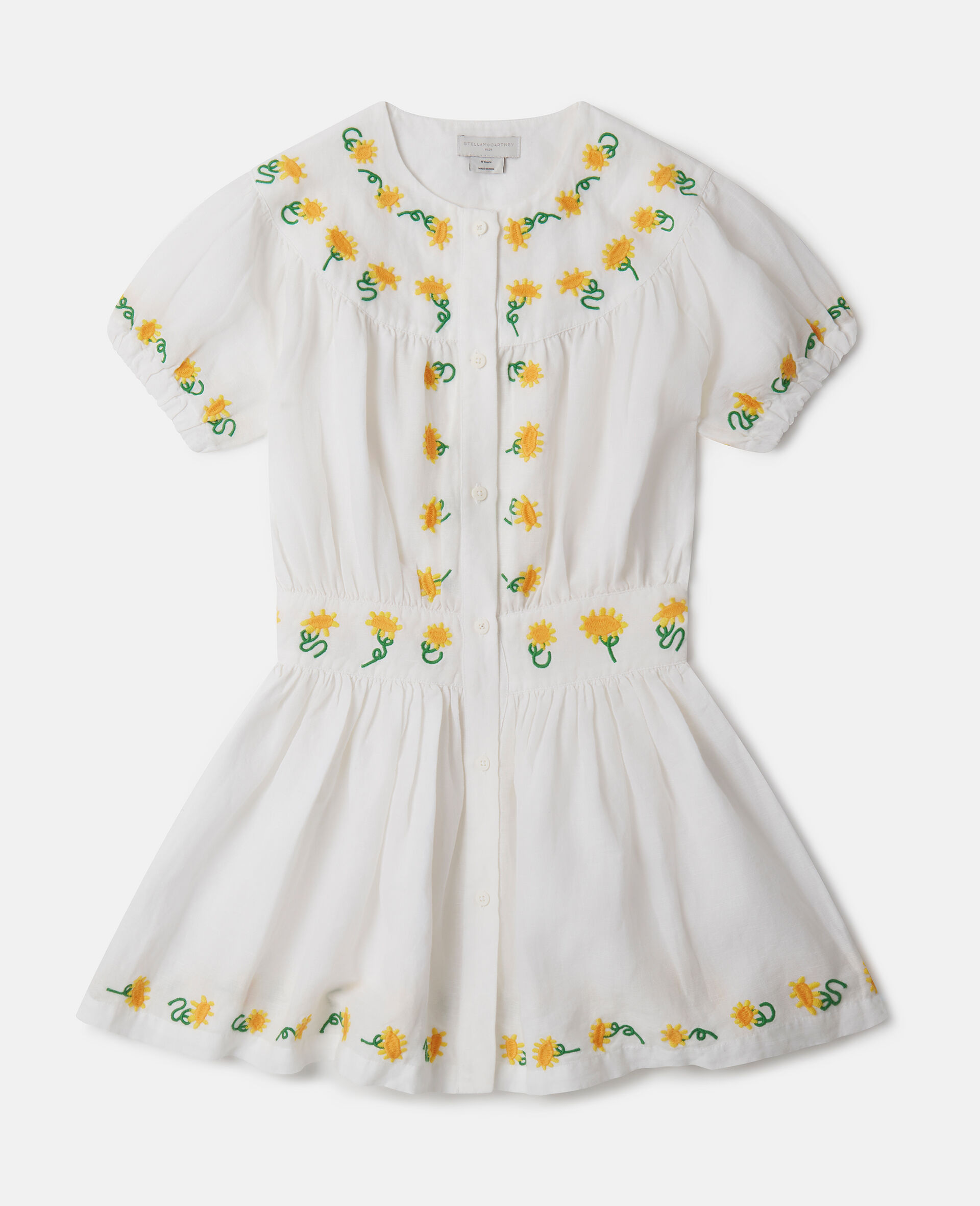 サンフラワー刺繍 ドレス-ホワイト-large image number 0