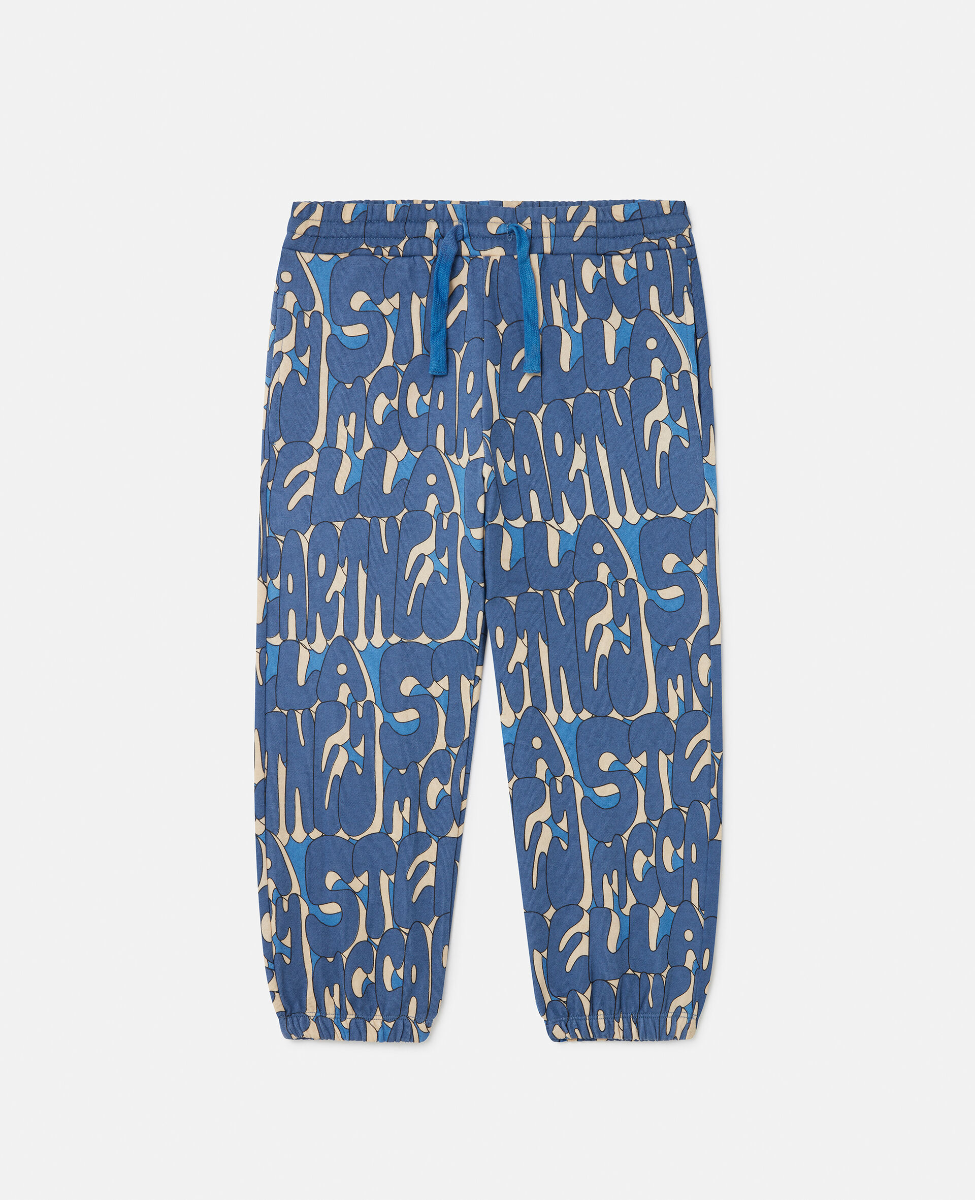 Stella Print Sweatpants-Blue-large image number 0