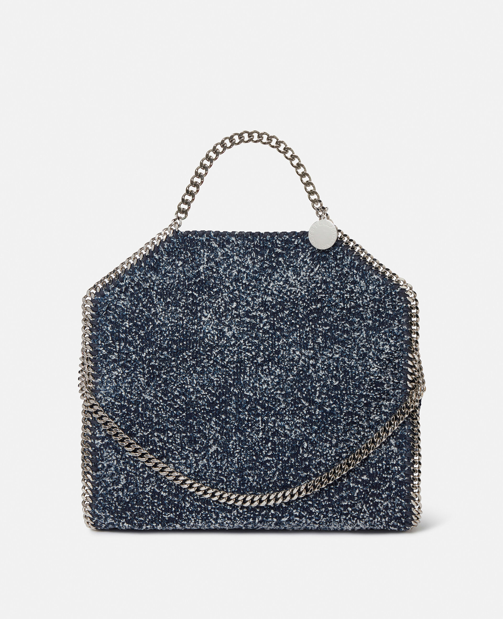 Falabella Fold-Over Bouclé Tote Bag-Blue-large image number 0