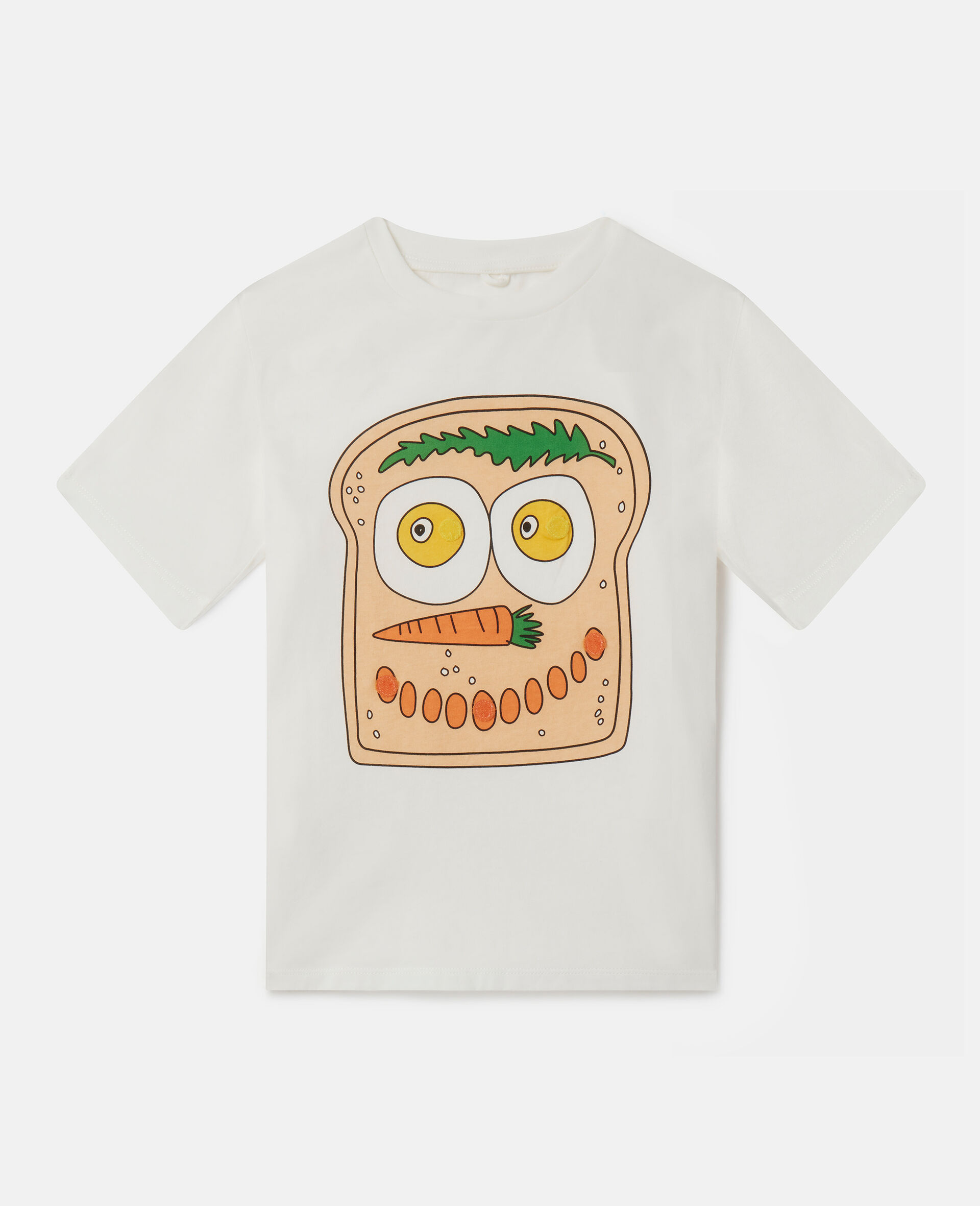 Silly Sandwich Tシャツ-Cream-model