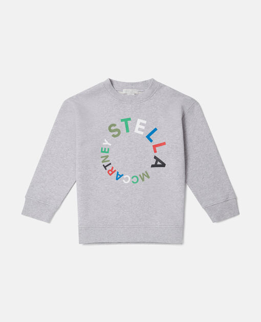 Stella McCartney Kids Girls Black Circle Logo Sweatshirt - 6 Years