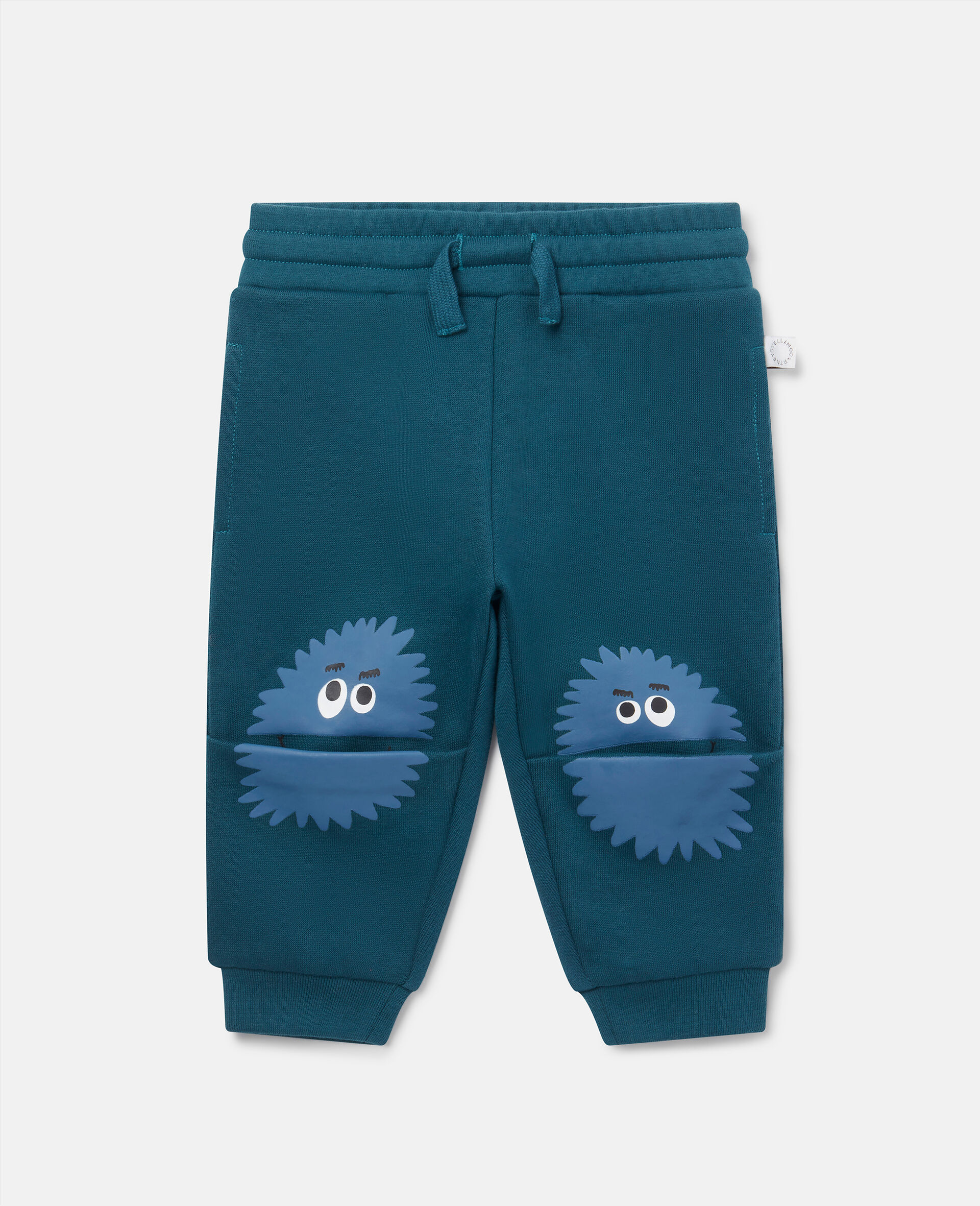 Monster Face Knee Patch Joggers-Multicoloured-large image number 0