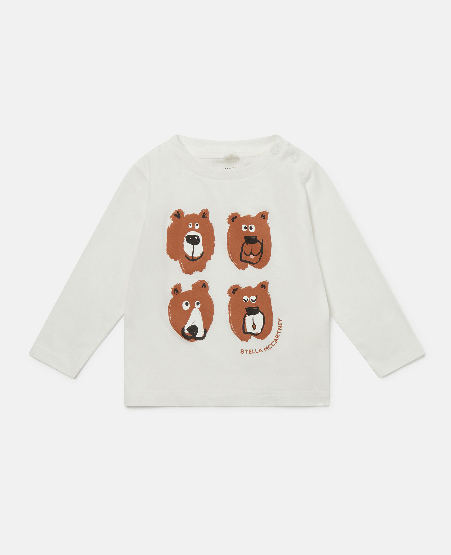 Grizzly Bears Langarm-T-Shirt-Weiß-large image number 0