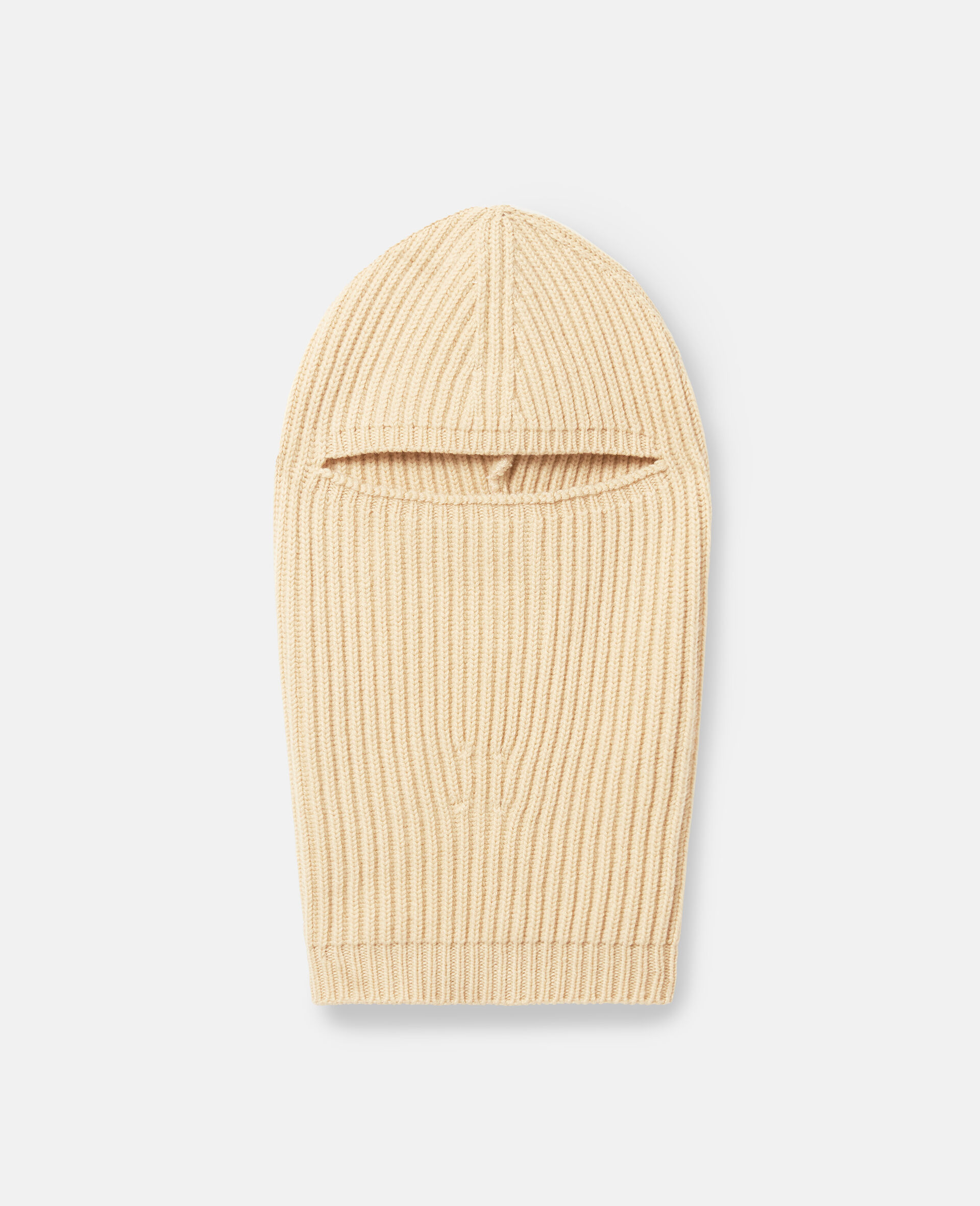 Ribbed Balaclava -Brown-large image number 0