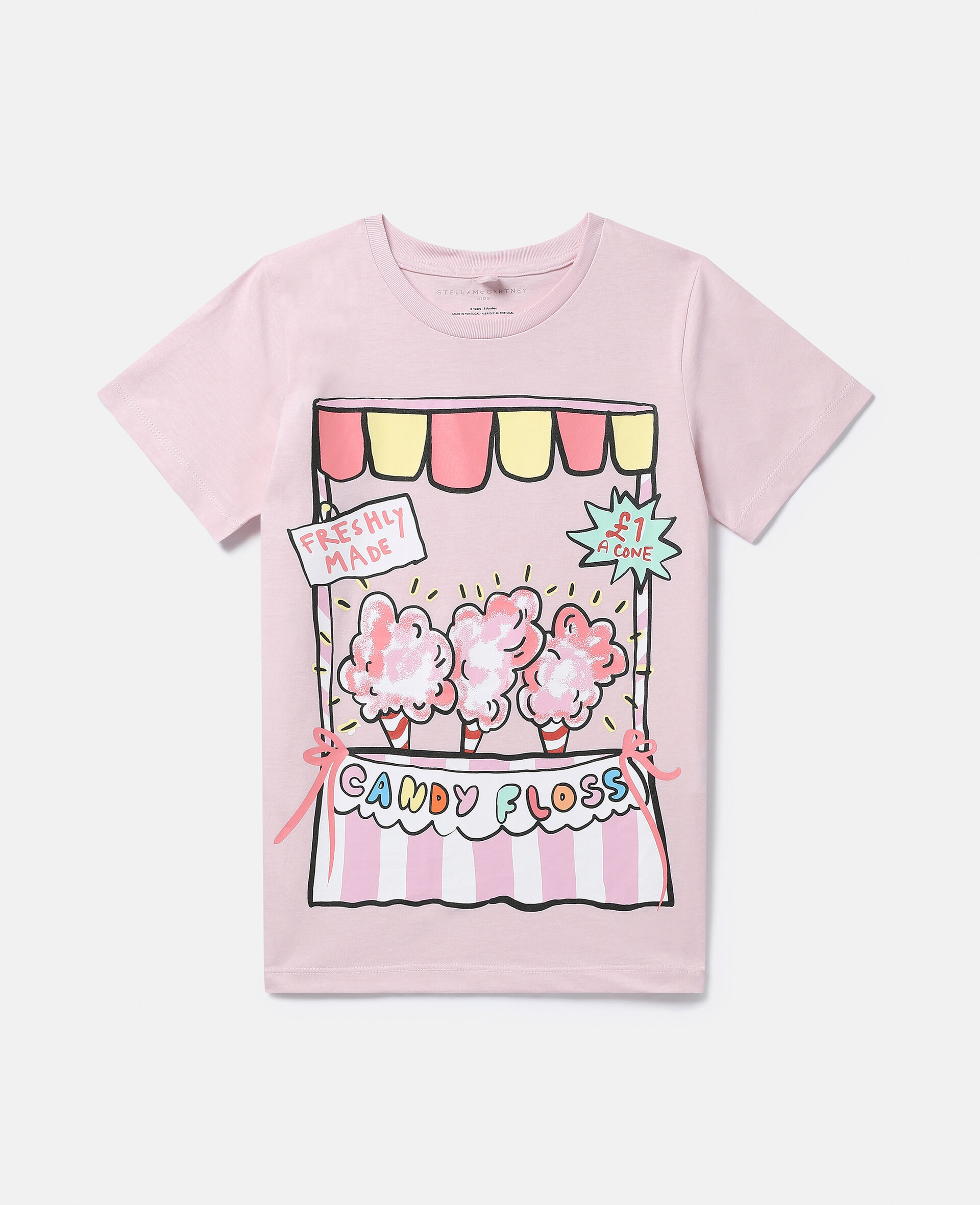 Candy Floss Stand T-Shirt-ピンク-large image number 0