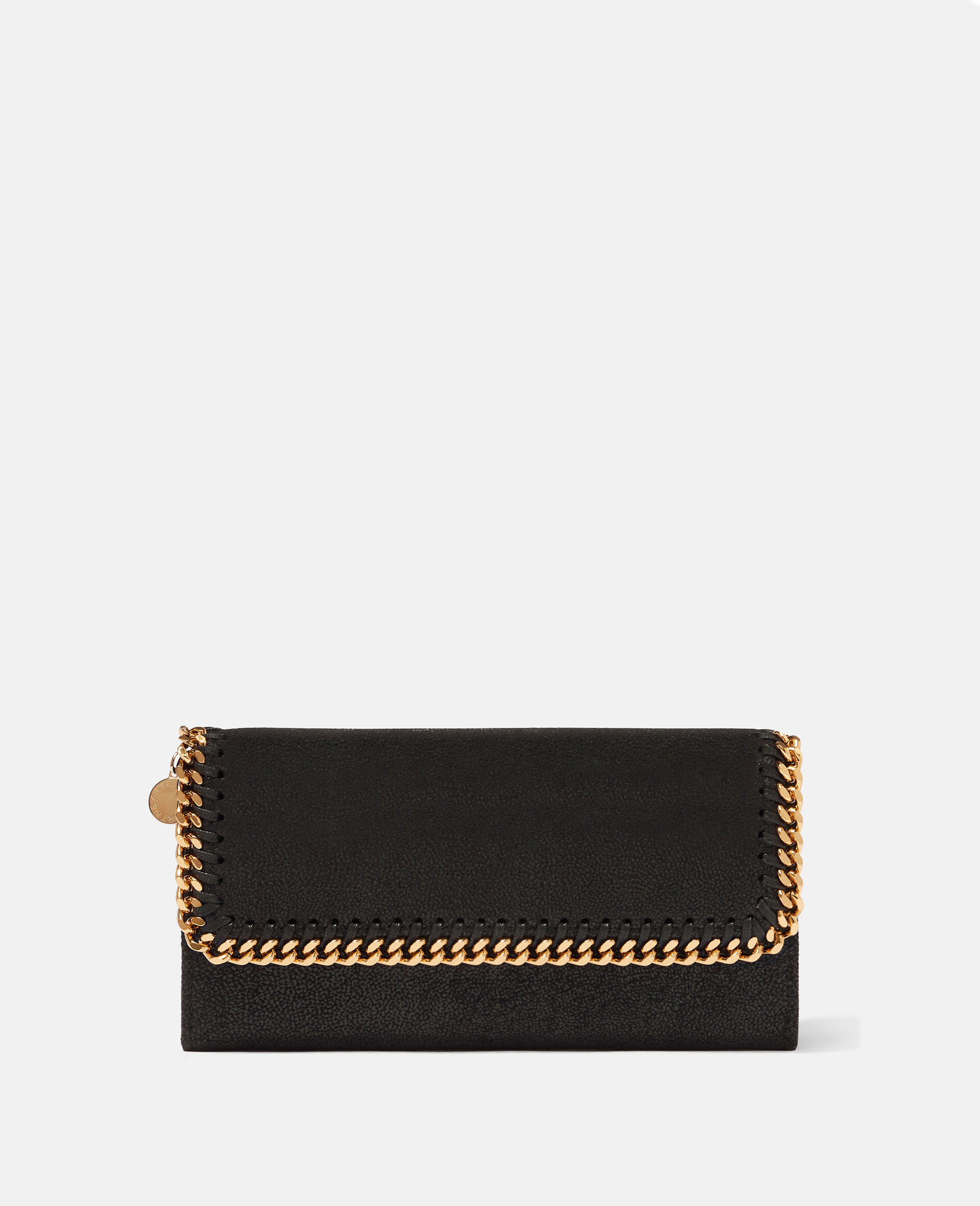 Falabella Flap Continental Wallet-Black-model