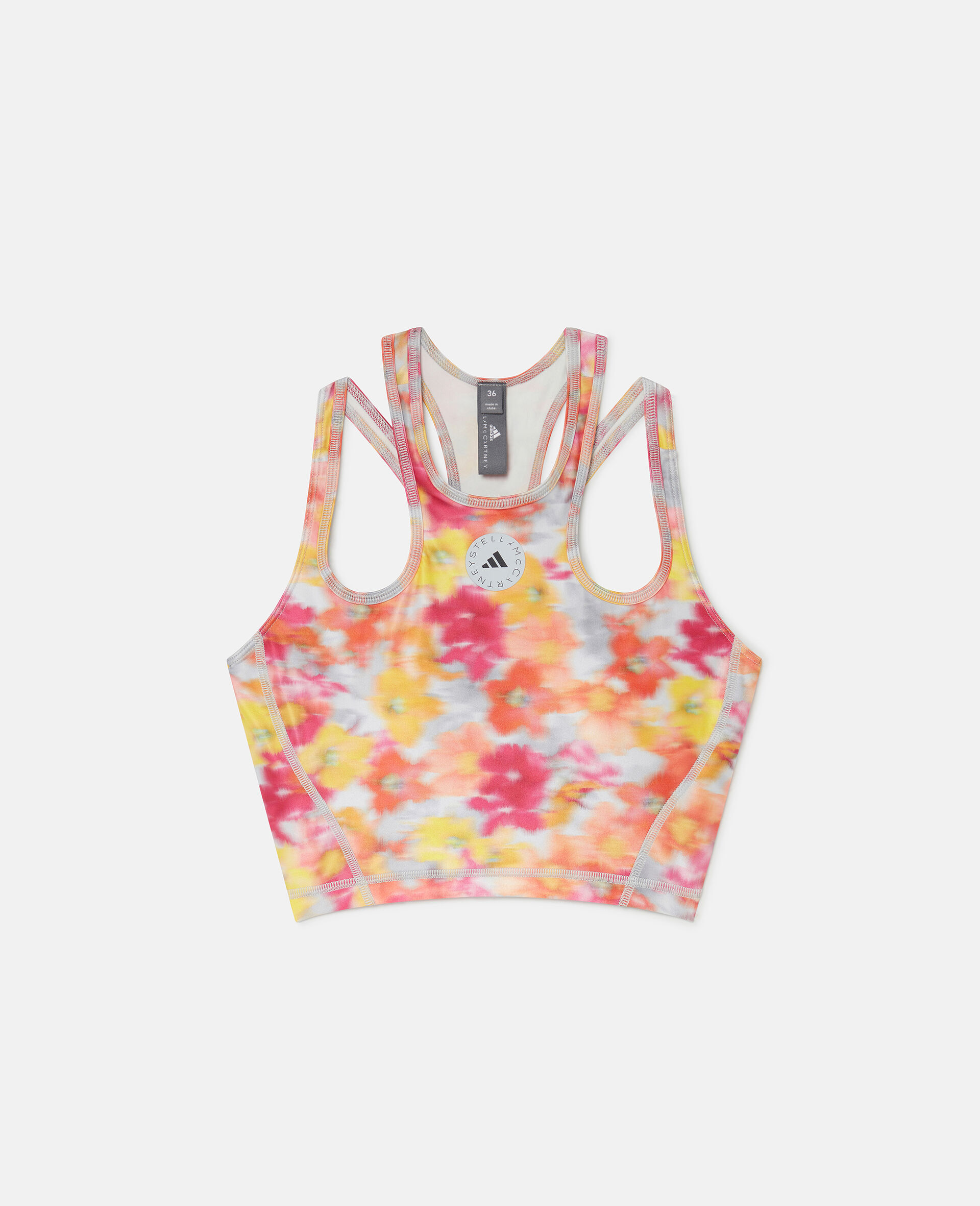 Crop top de sport brillant TruePurpose-Fantaisie-large image number 0