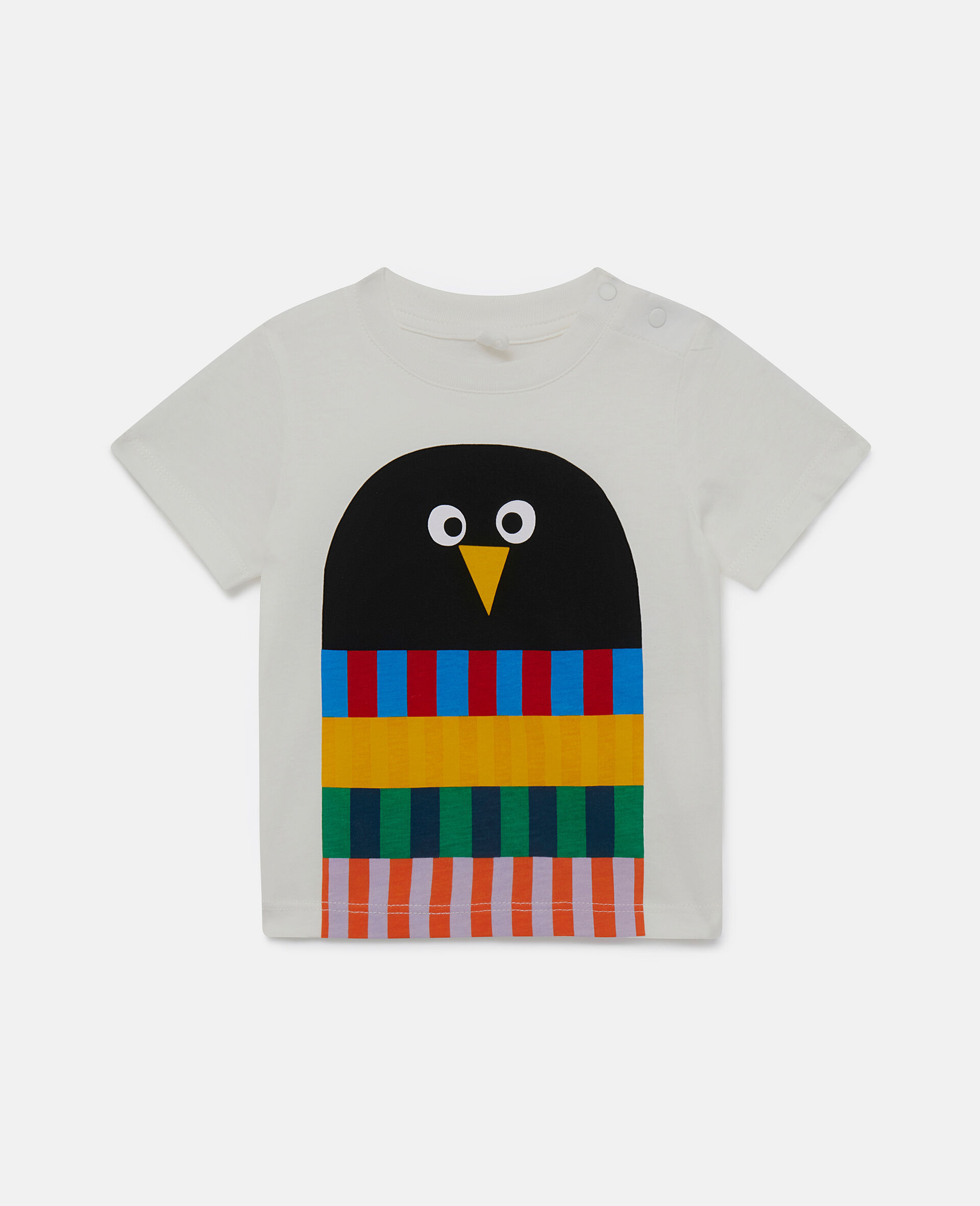 Pinguin-Schal-T-Shirt-Weiß-large image number 0