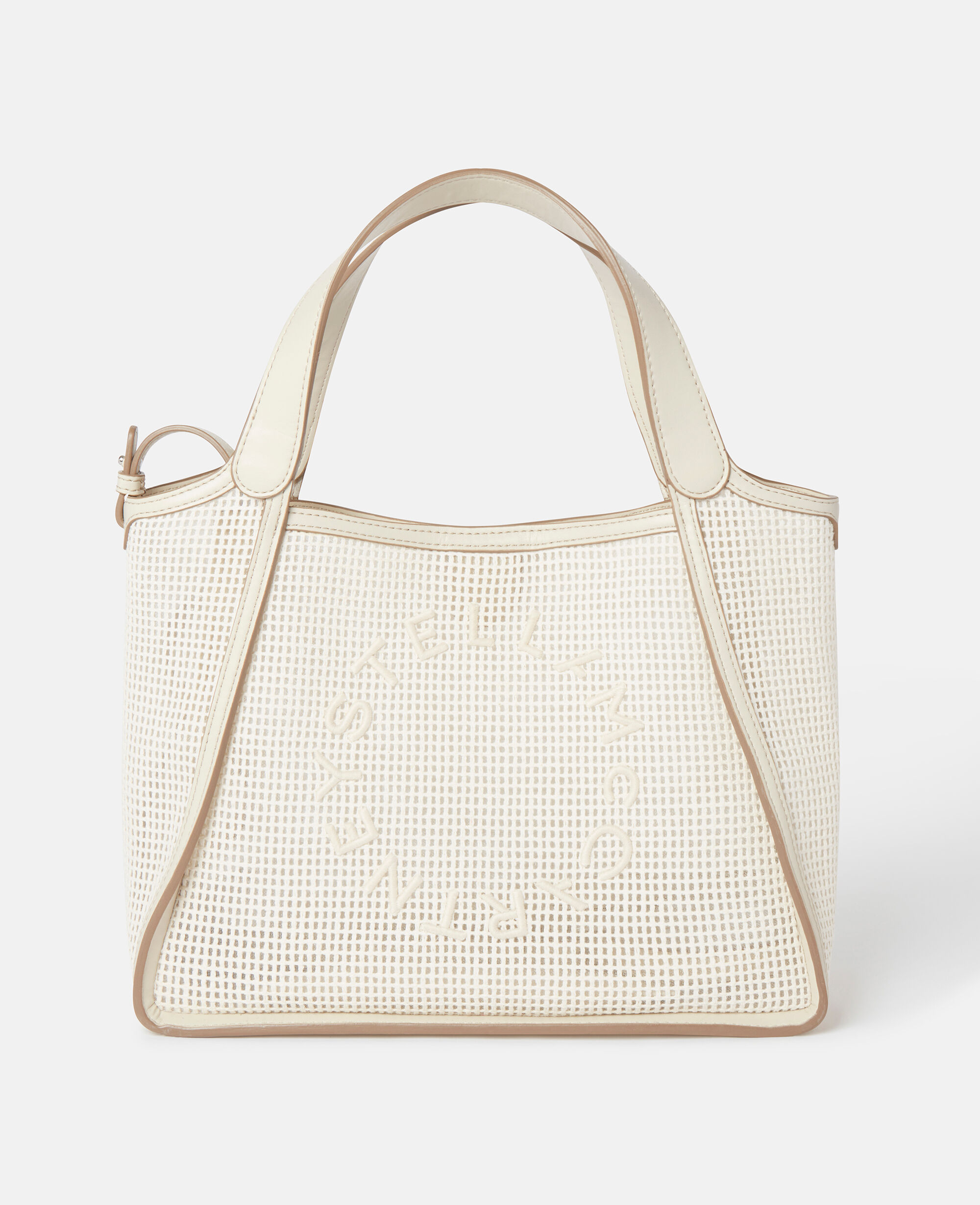 Women Magnolia white Logo Top Handle Crossbody Bag | Stella 