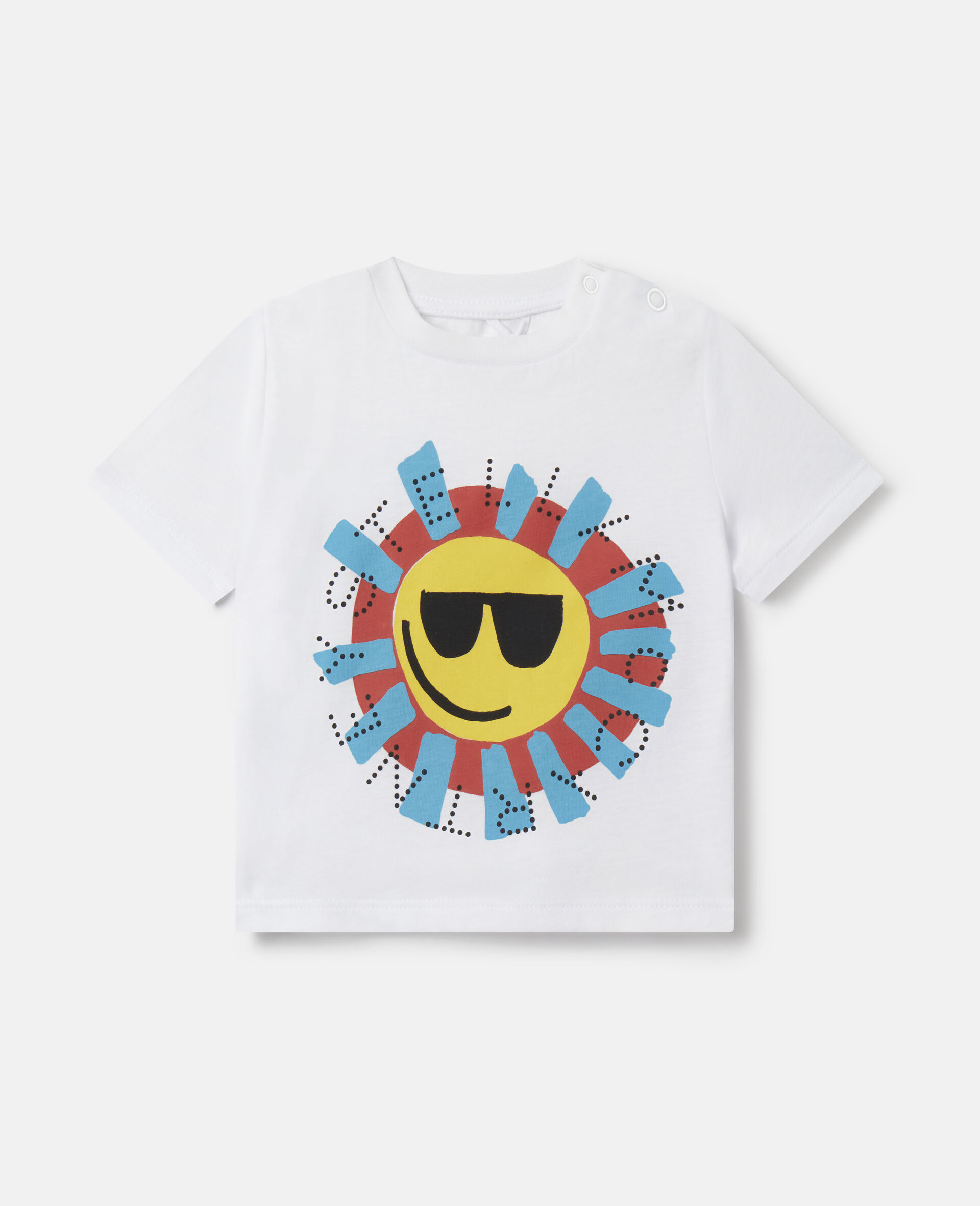 Sunshine Face T-Shirt-白色-large image number 0