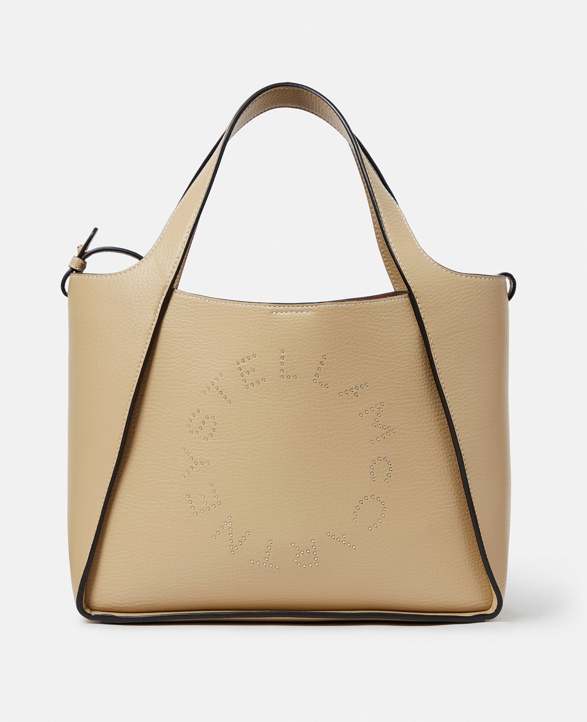 Logo Top Handle Crossbody Tote Bag-Gelb-model