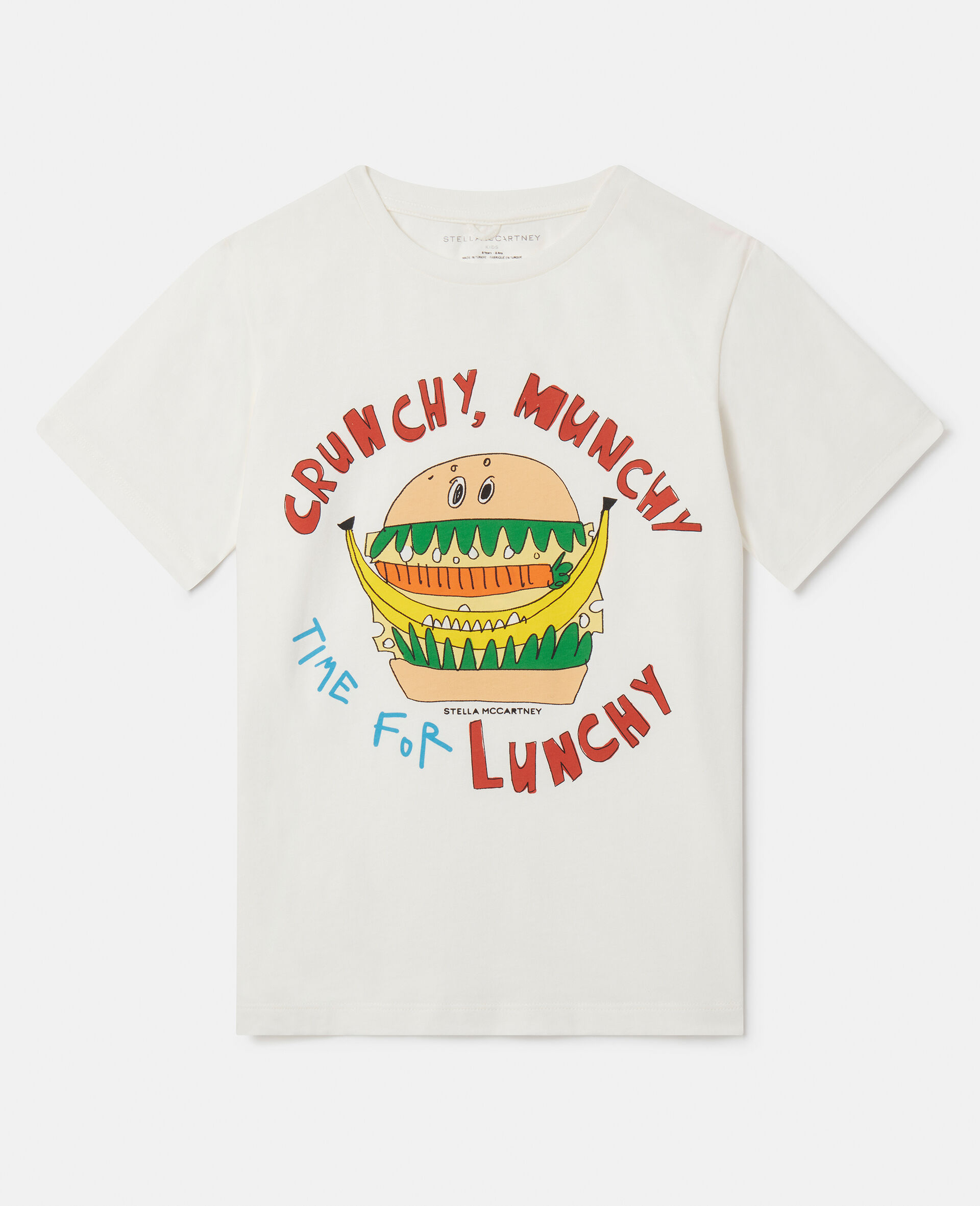 T-Shirt mit Crunchy Lunchy Motiv-Cream-large image number 0