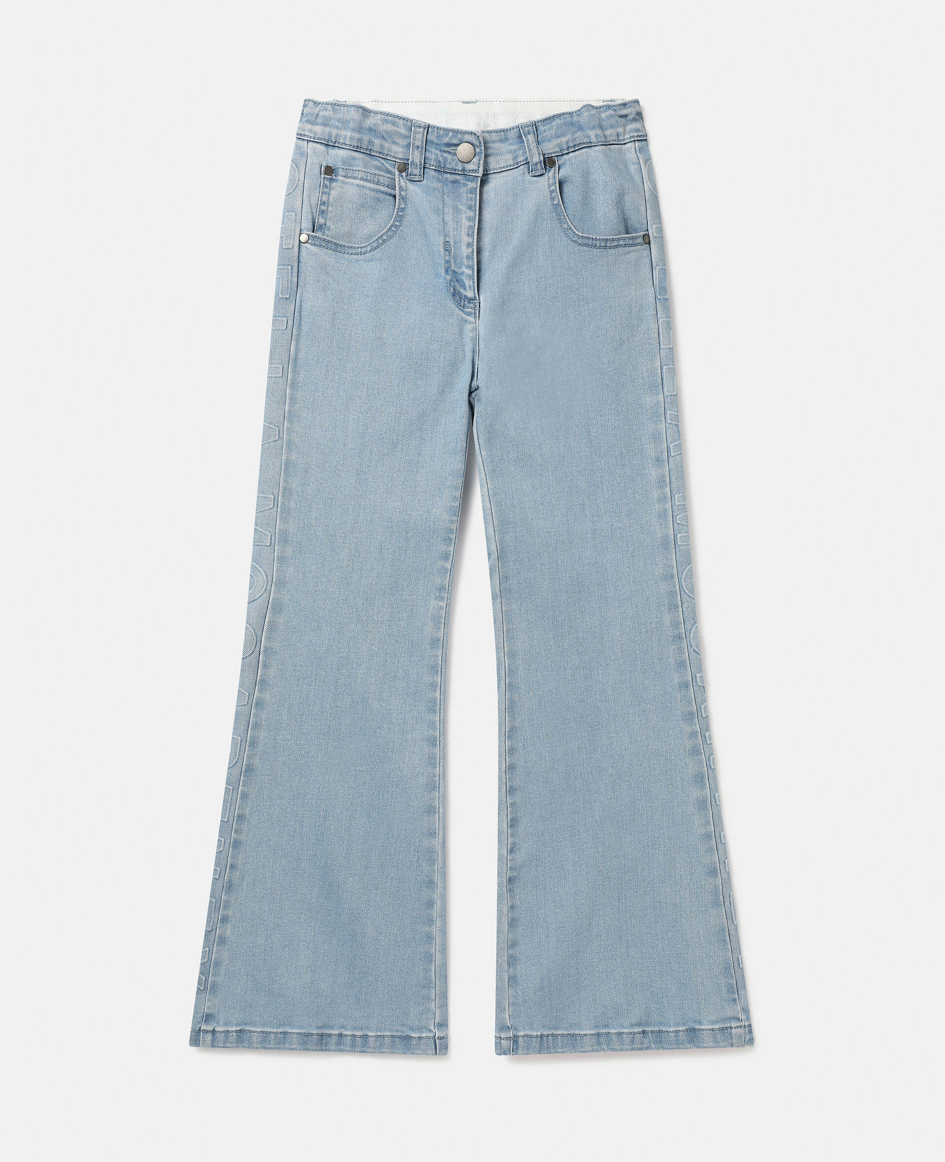 Wide Leg Jeans-블루-large image number 0