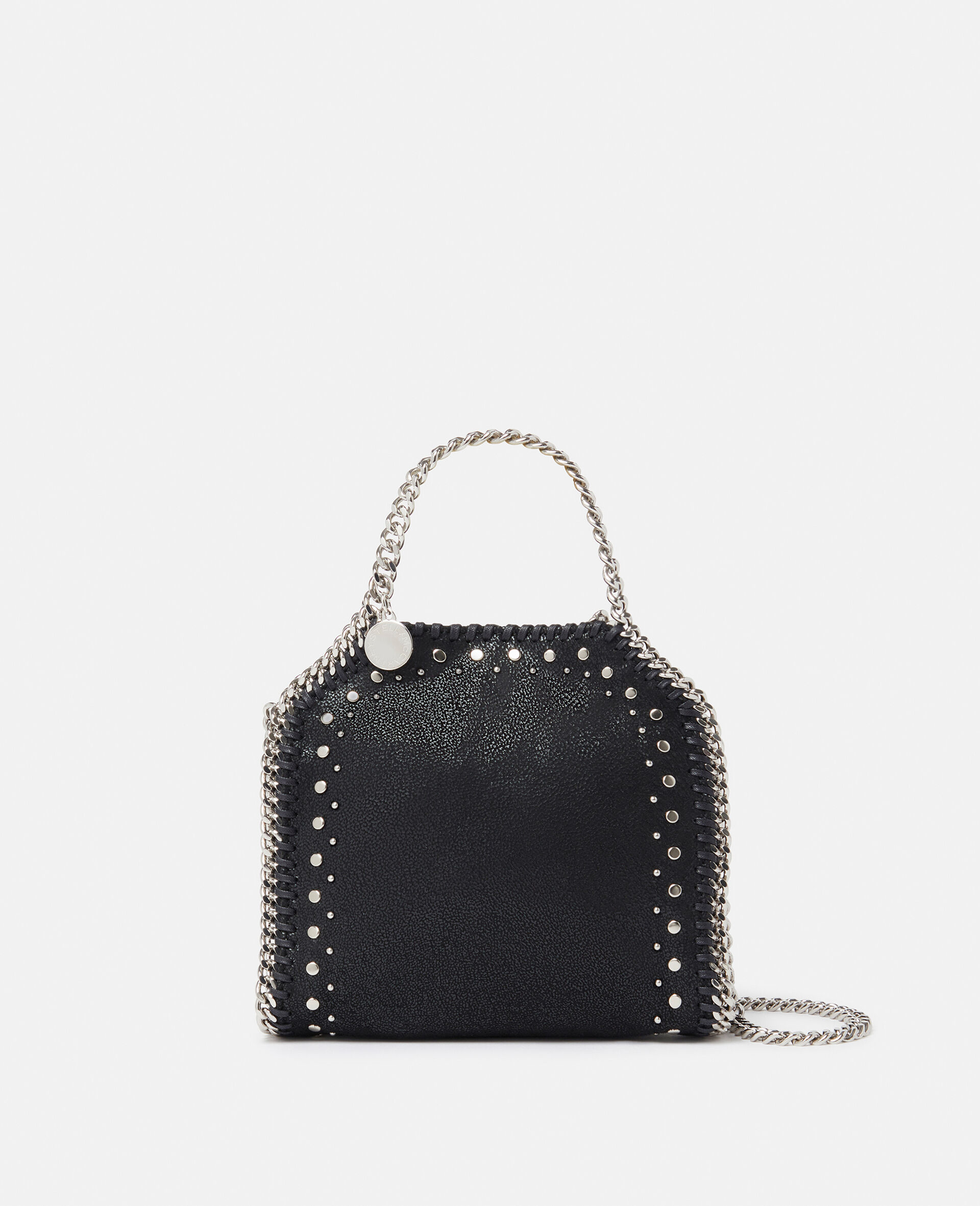 Falabella Studded Tiny Tote Bag-Black-large image number 0