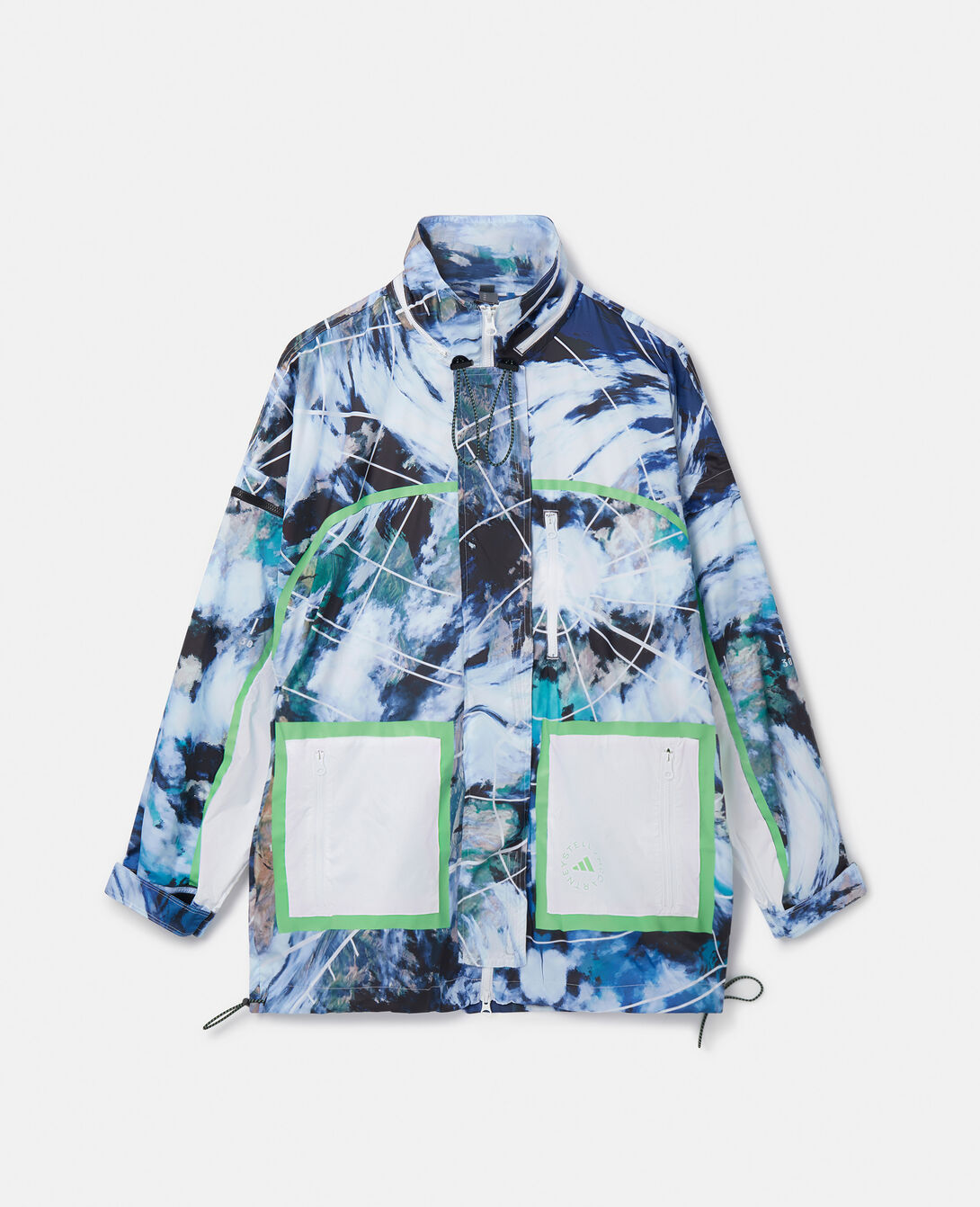 Women White/Multicolour/Dove Grey TrueNature Hover Float Print Packable  Jacket