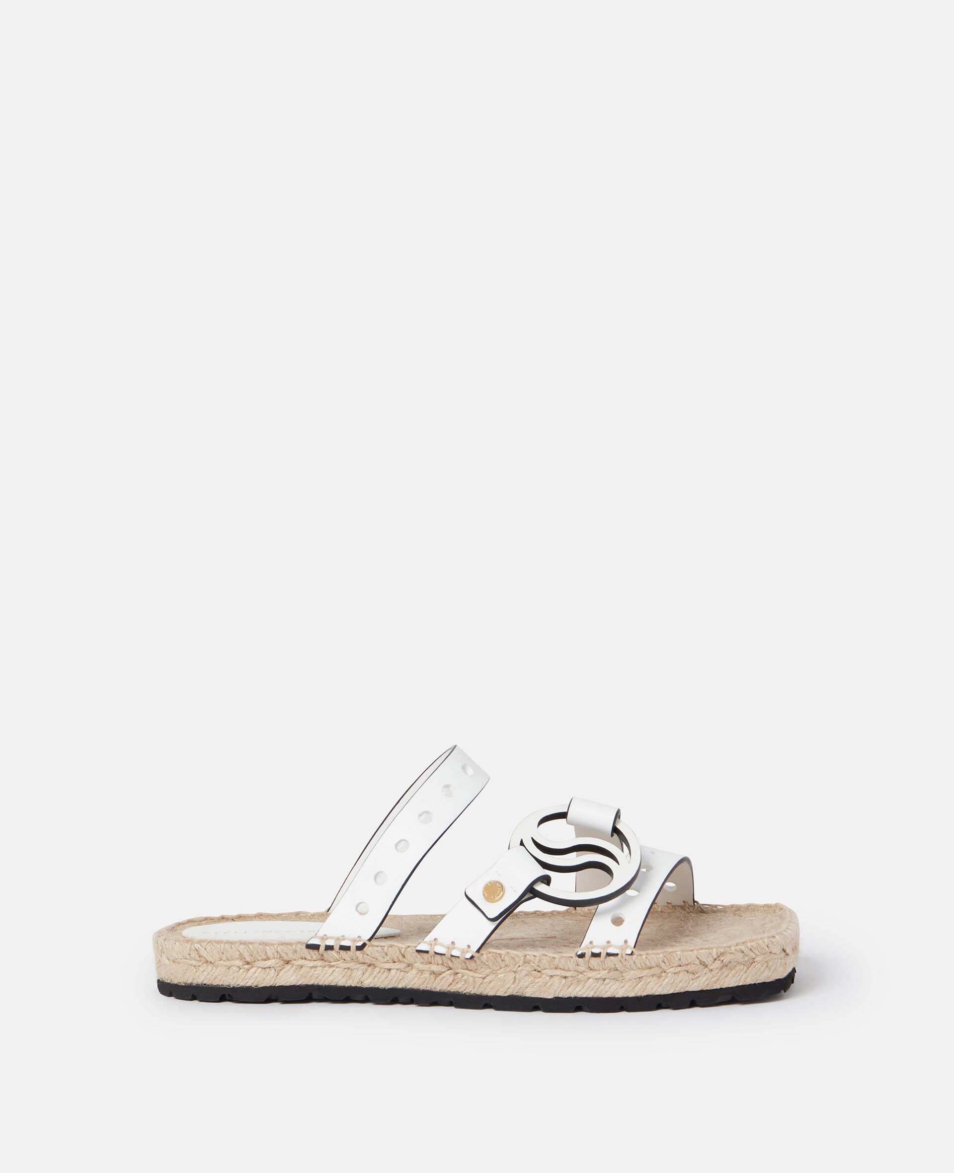 Gaia S-Wave Sandals-White-large image number 0