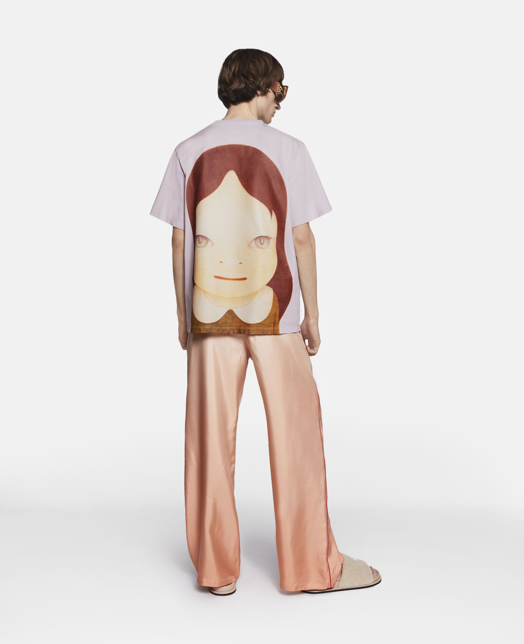 Women Lavender Twins II Print T-Shirt | Stella McCartney US