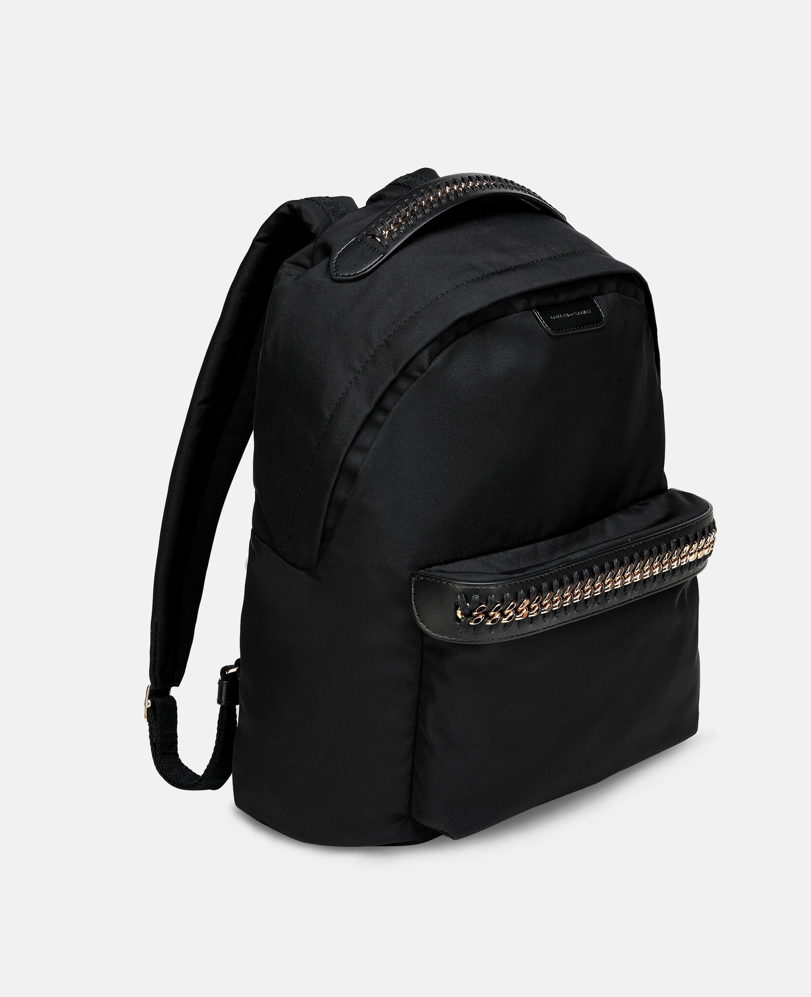 Women Black Falabella Logo Go Backpack | Stella McCartney US