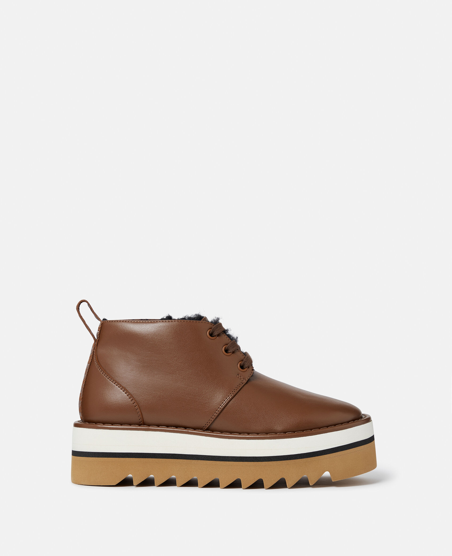 Desert Boots doublure en teddy Sneak Elyse -Marron-large image number 0