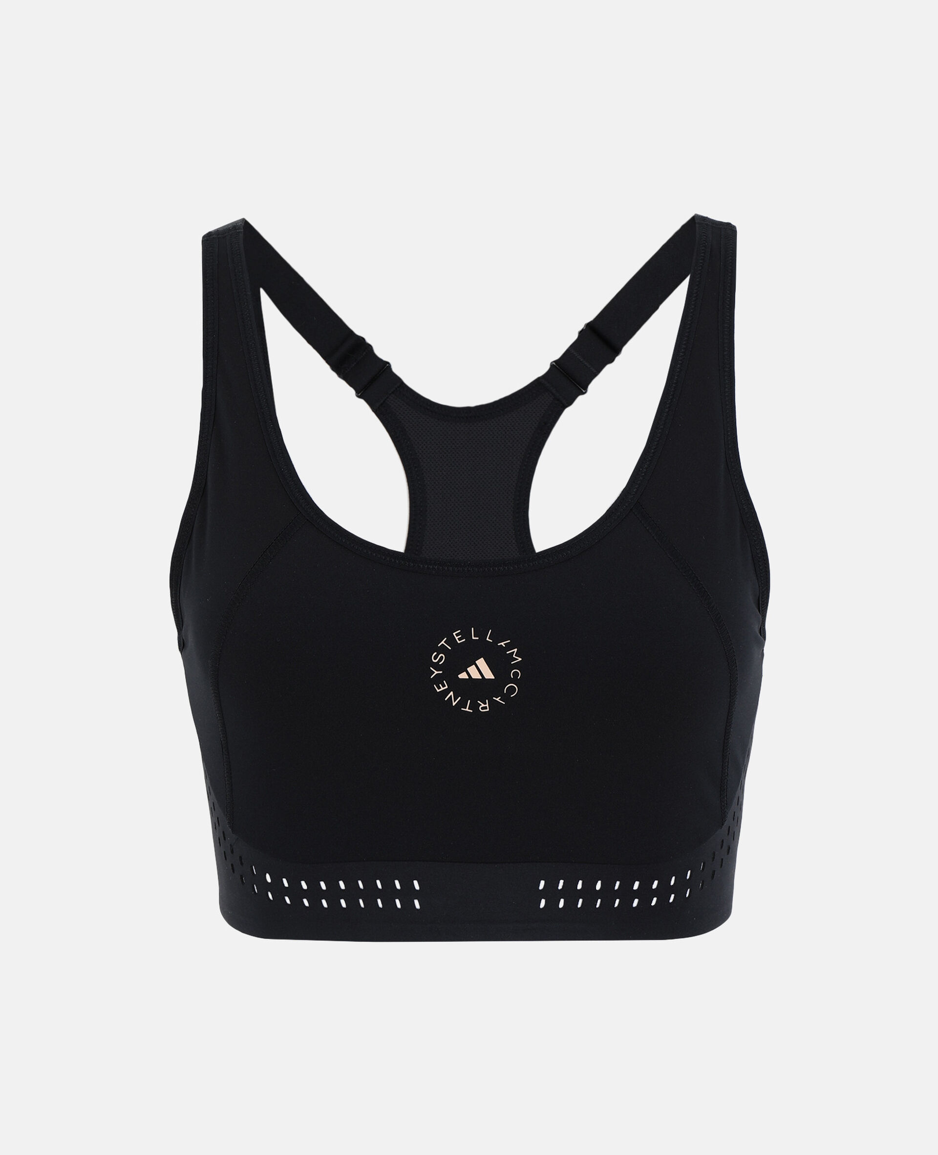 Adidas By Stella McCartney logo-print Panelled Sports Bra - Farfetch