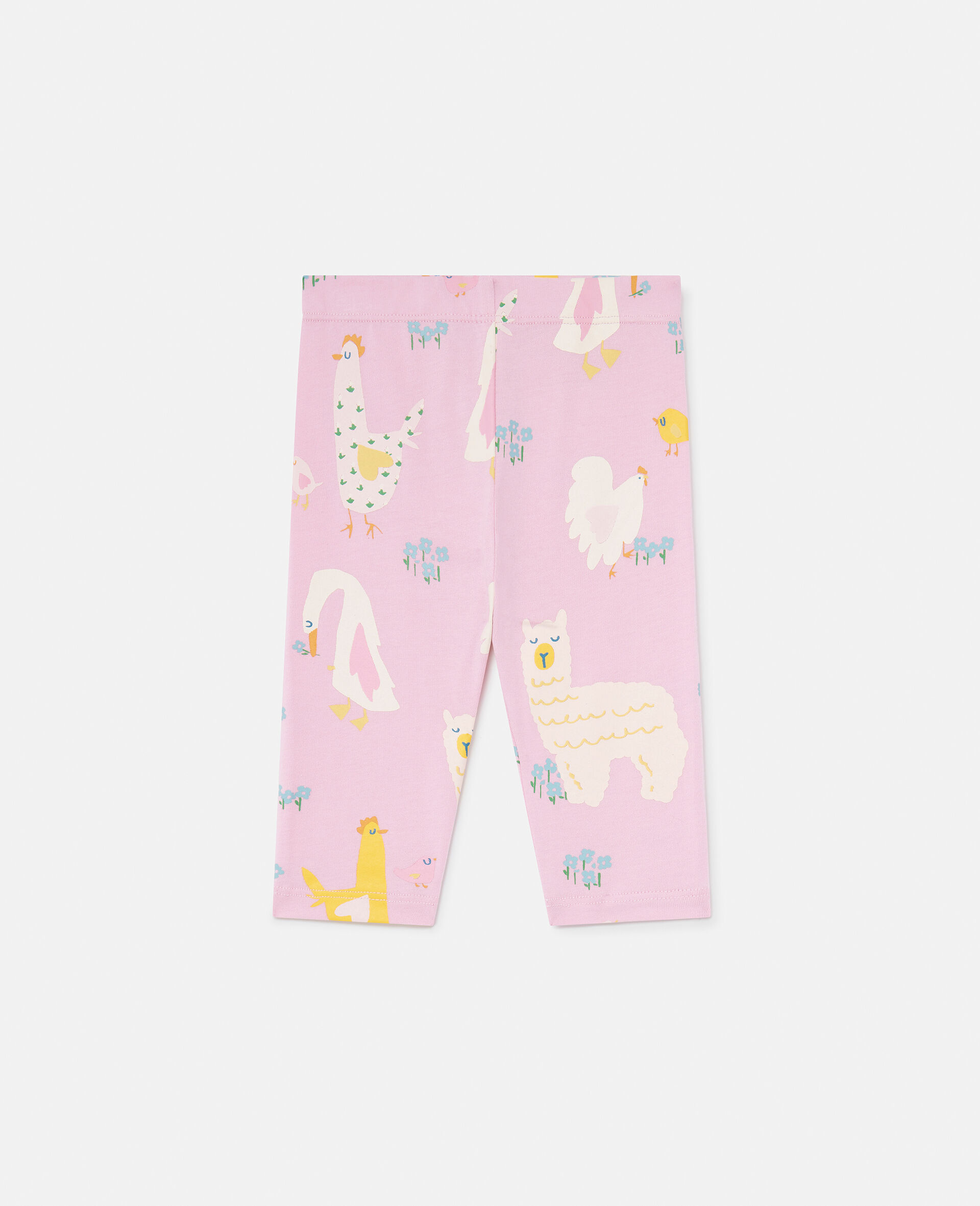 Animal Pattern Leggings-Pink-large image number 0