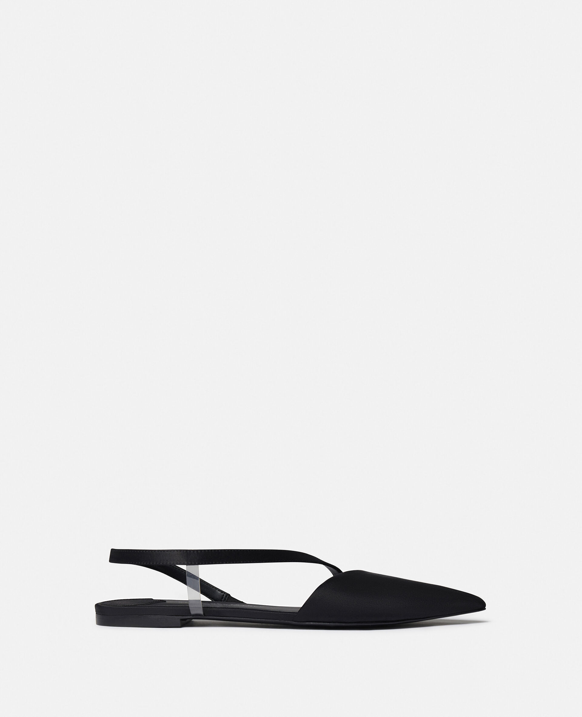 Stella Iconic D'Orsay Ballet Flats-Black-large image number 0