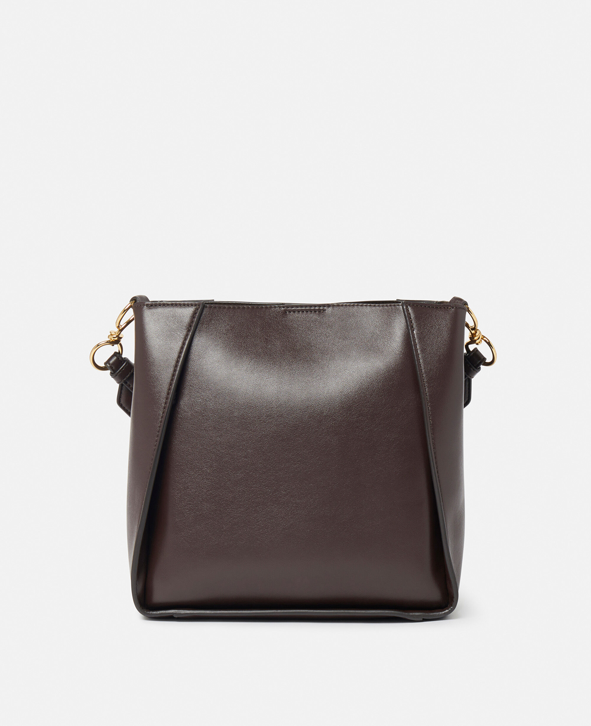 Women Chocolate Brown Logo Shoulder Bag | Stella McCartney US