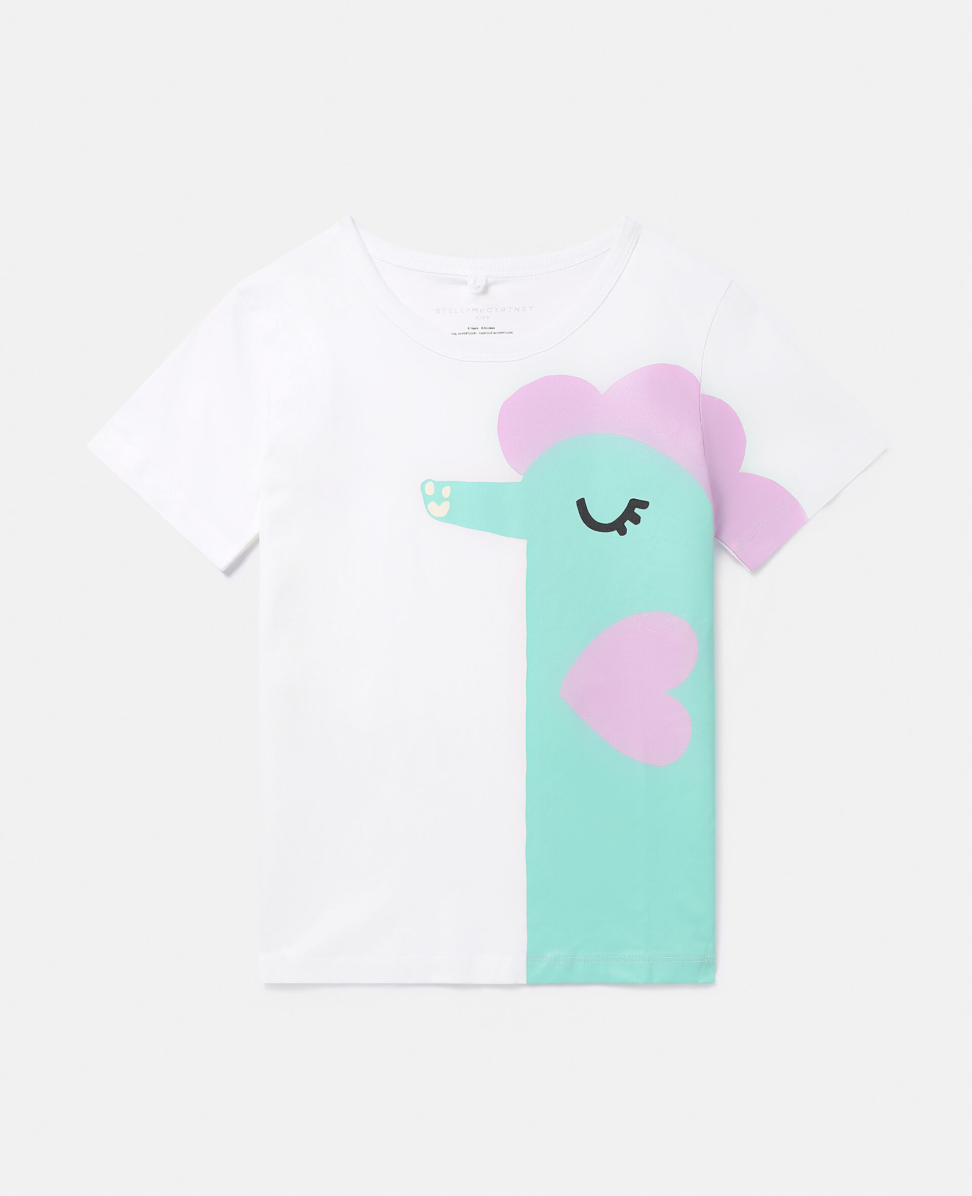 T-Shirt mit Seepferdchen-Motiv-Cream-large image number 0