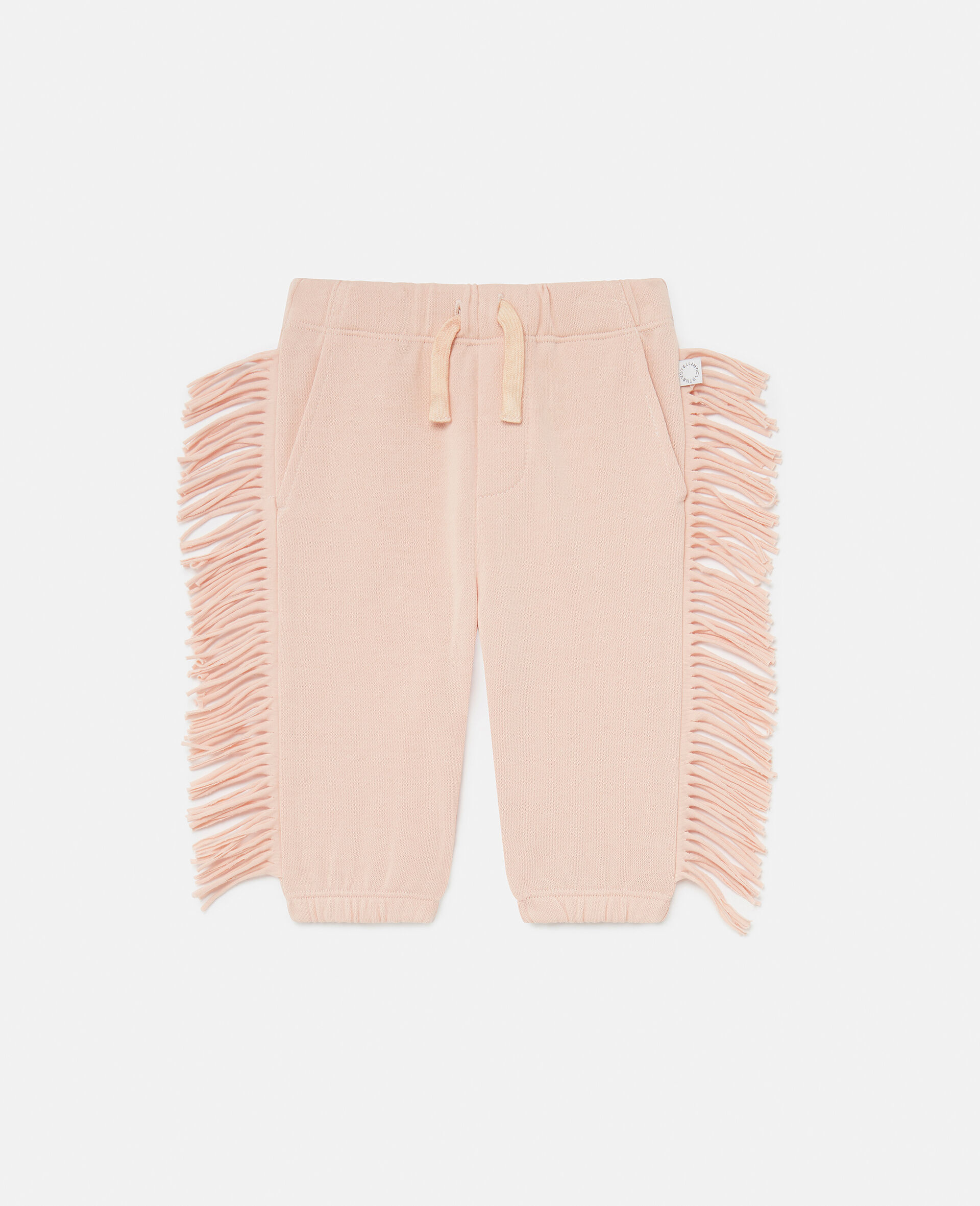 Pantalon de jogging a franges western-Rose-large image number 0